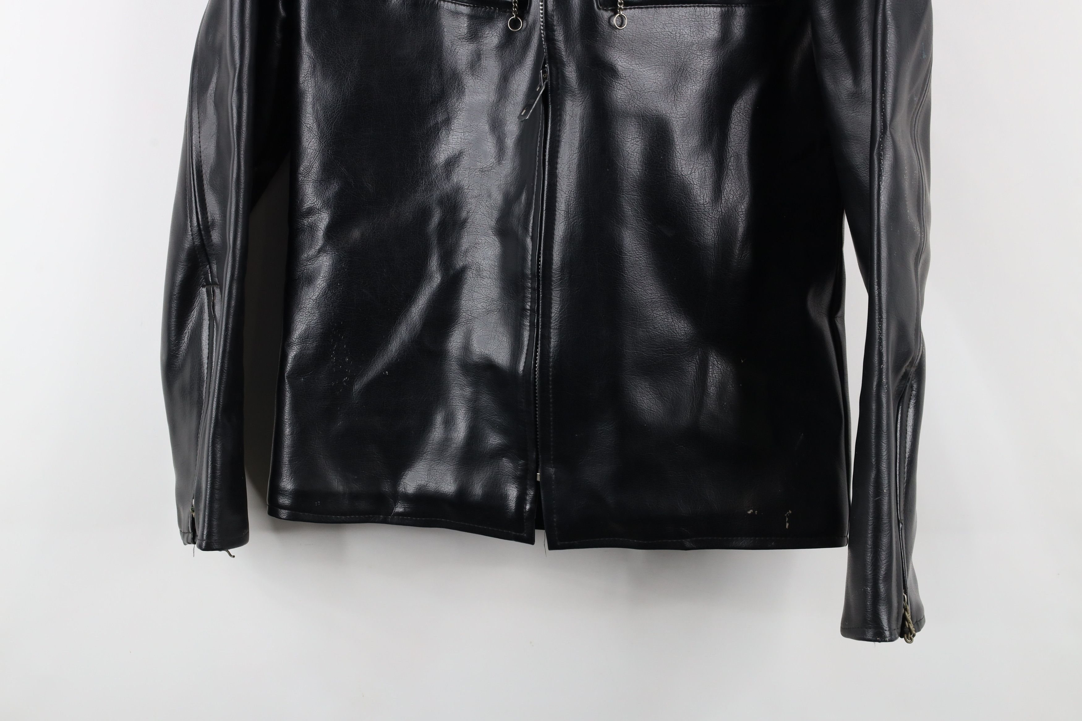 Vintage Vintage 70s Streetwear Faux Leather Motorcycle Jacket Japan Size US M / EU 48-50 / 2 - 3 Thumbnail