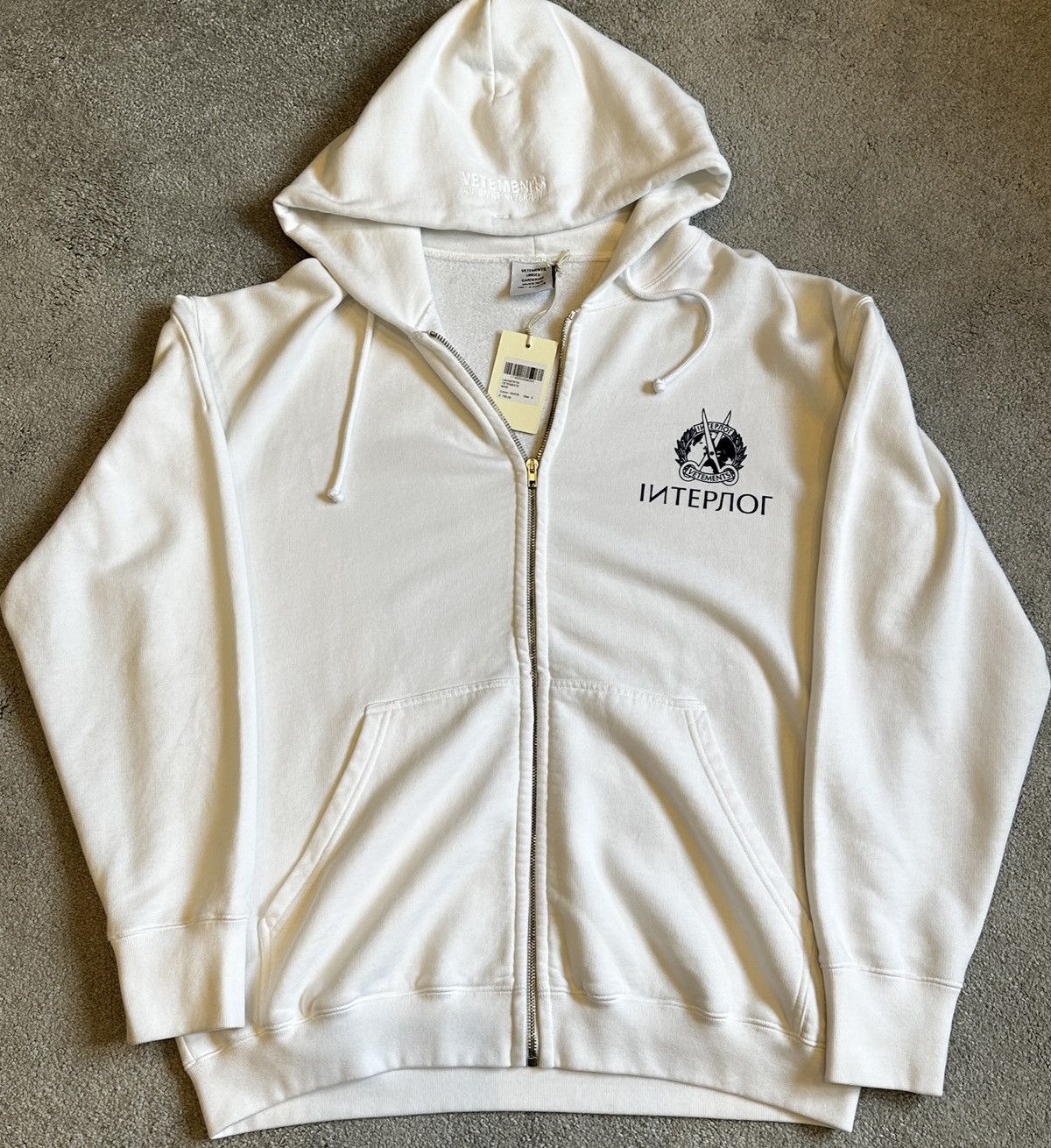 Vetements Vetements Sample Interpol Hoodie Size US S / EU 44-46 / 1 - 1 Thumbnail