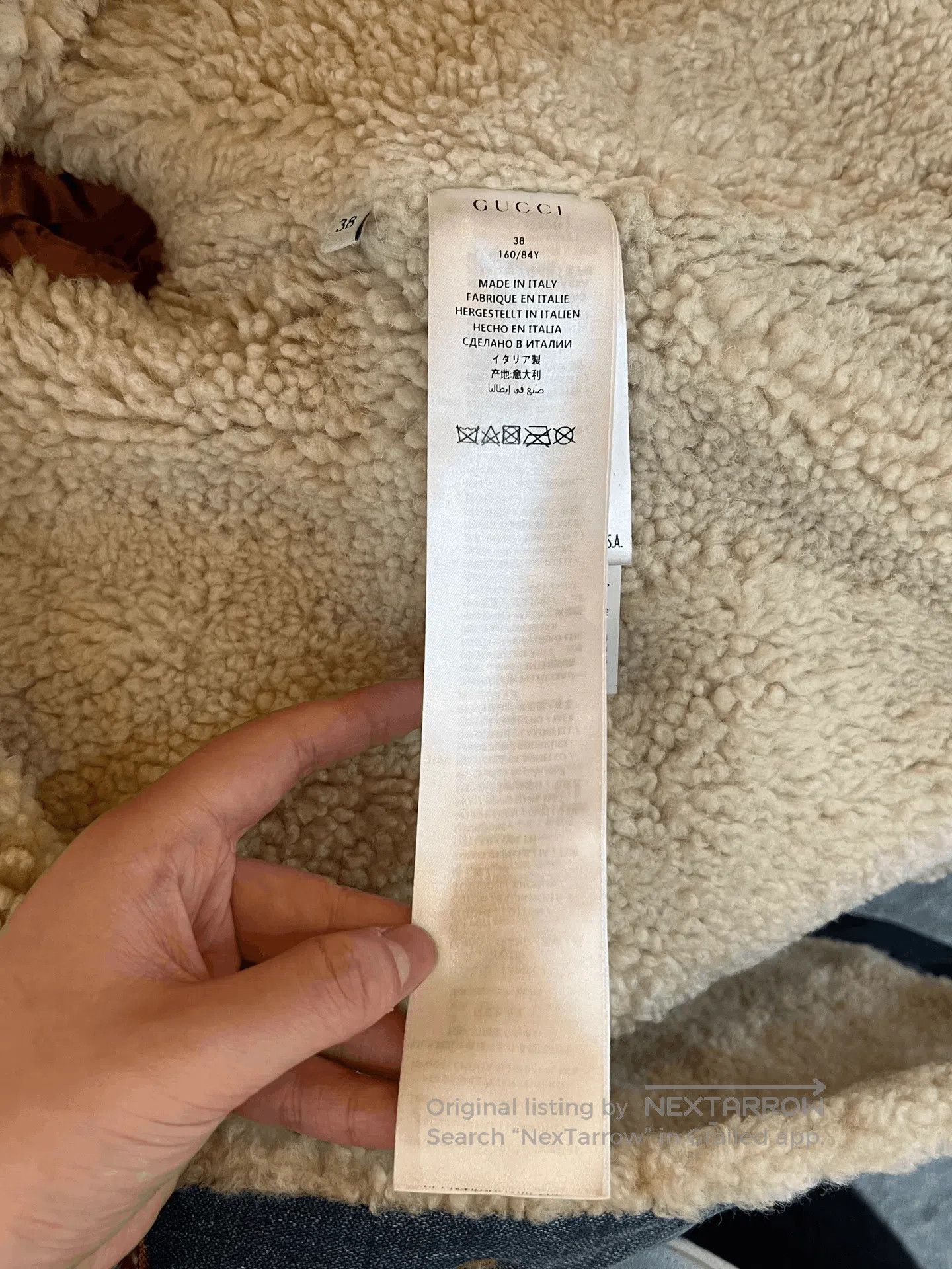Gucci Gucci Lamb Fur Jacket. Size S / US 4 / IT 40 - 5 Thumbnail