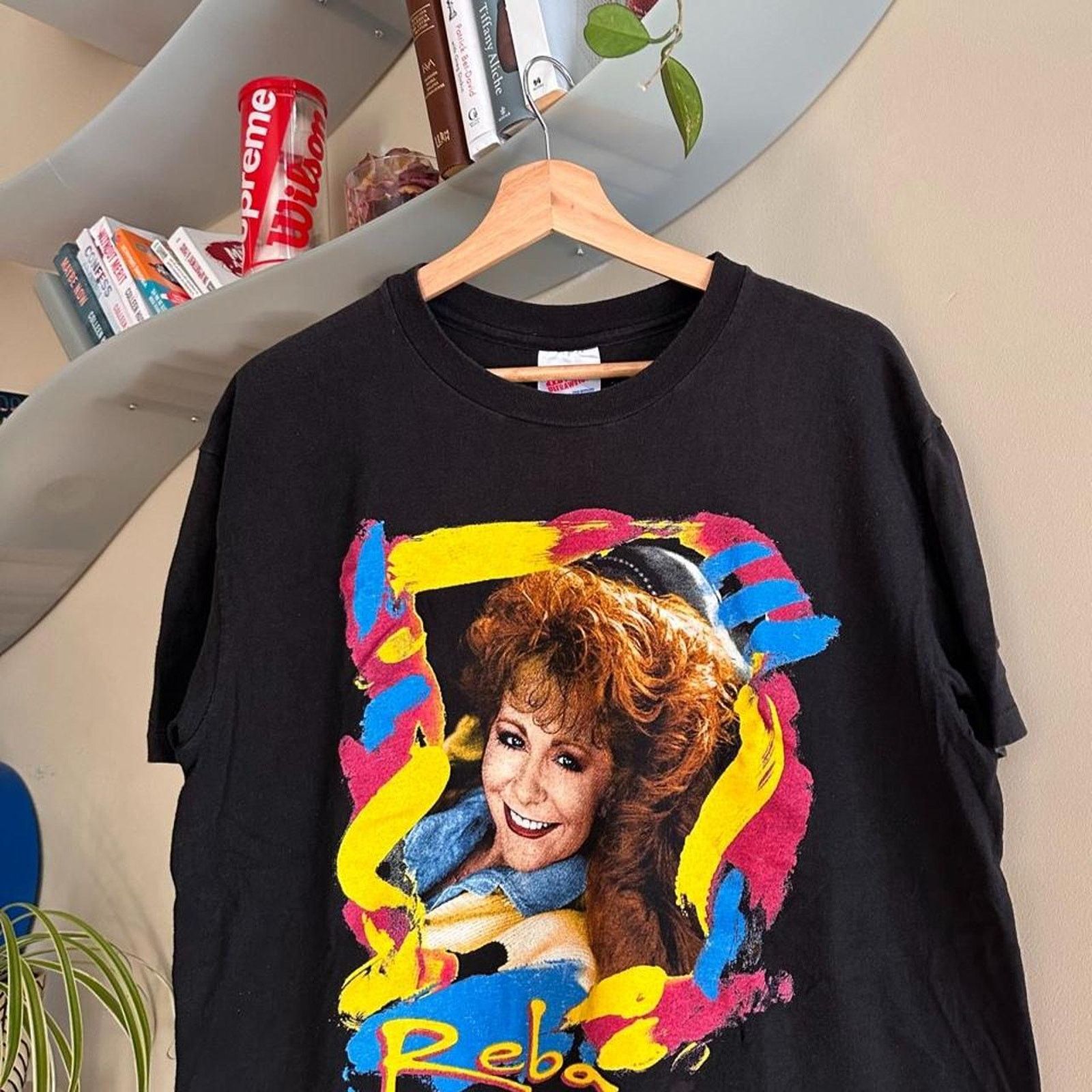 Band Tees × Vintage Vintage Reba Shirt Size US L / EU 52-54 / 3 - 2 Thumbnail