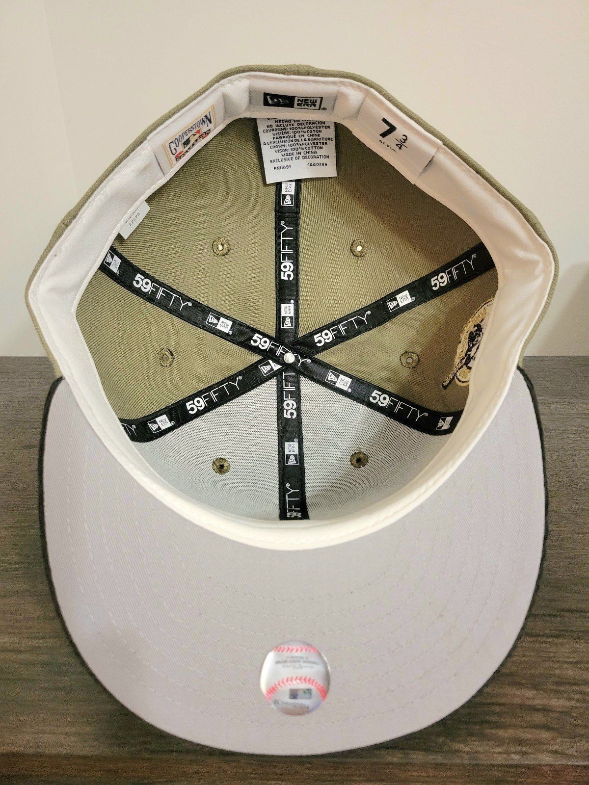 New Era *Firm* 7 3/4 San Diego Padres Corduroy Brim Fitted Hat Size ONE SIZE - 6 Thumbnail