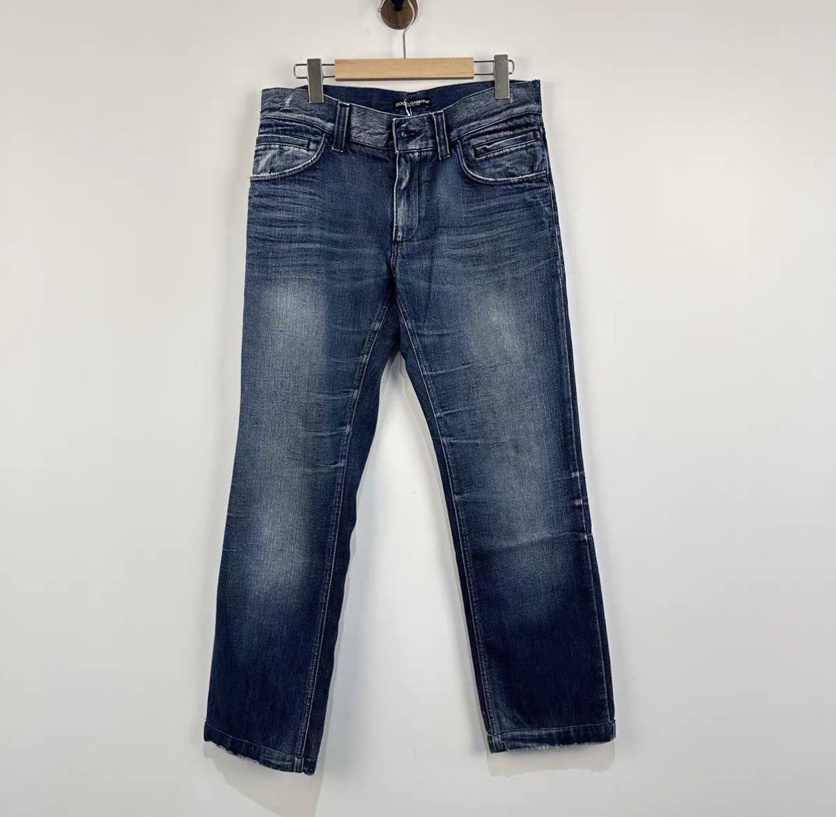 Dolce & Gabbana Dolce&Gabbana Washed Distressed Jeans J42 Size US 30 / EU 46 - 1 Thumbnail