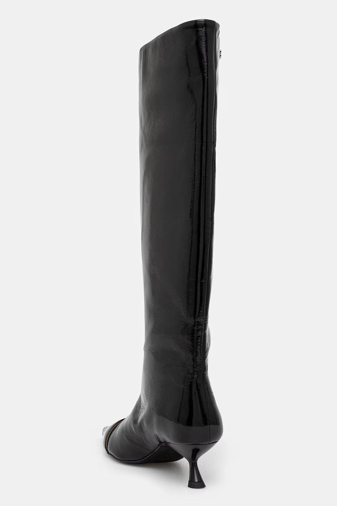 Ganni o1s22i1n0525 Synthetic Naplack Boots in Black Size US 6 / IT 36 - 3 Thumbnail