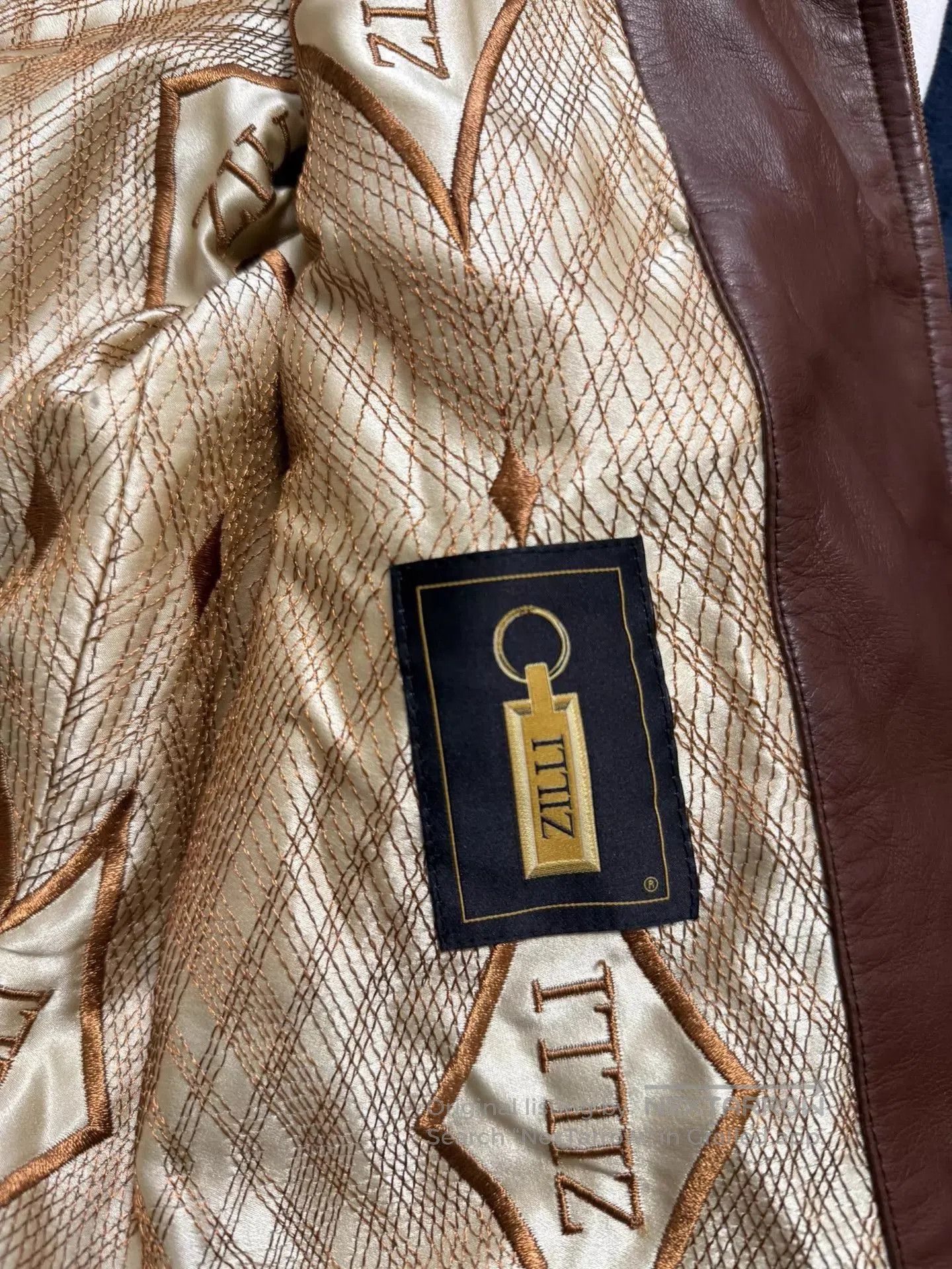 Zilli Brown Leather Jacket with Pockets - Size L. Size US L / EU 52-54 / 3 - 5 Thumbnail