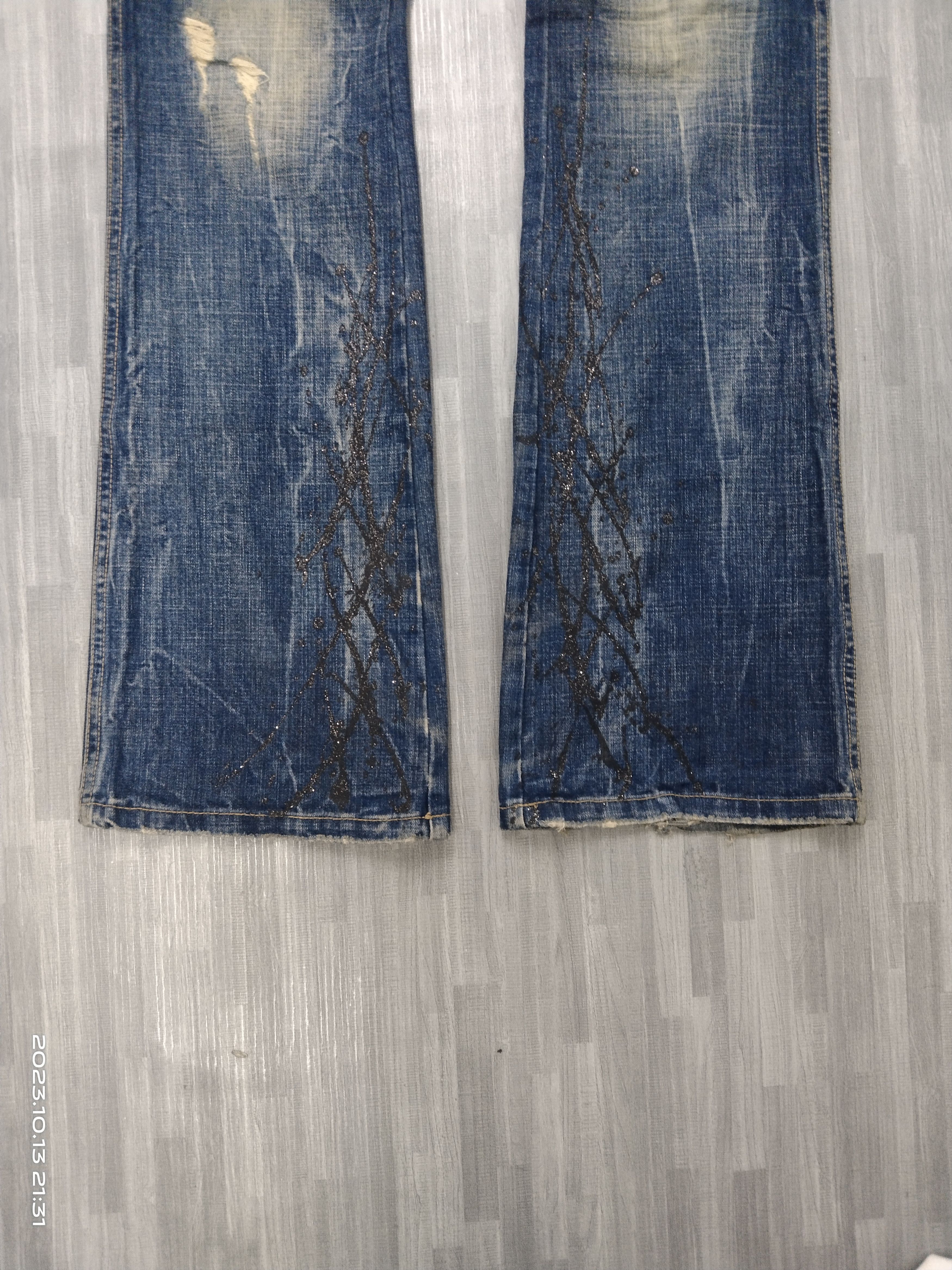 Other FLARE SICK FUGA DENIM PANTS Size 29" - 9 Thumbnail