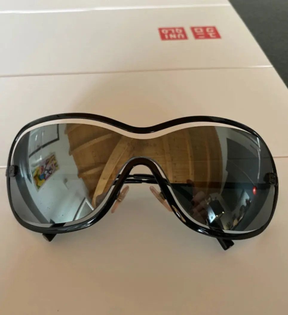 Chanel × Vintage CHANEL Sunglasses Rimless Rhinestone 4017 Vintage Size ONE SIZE - 2 Thumbnail