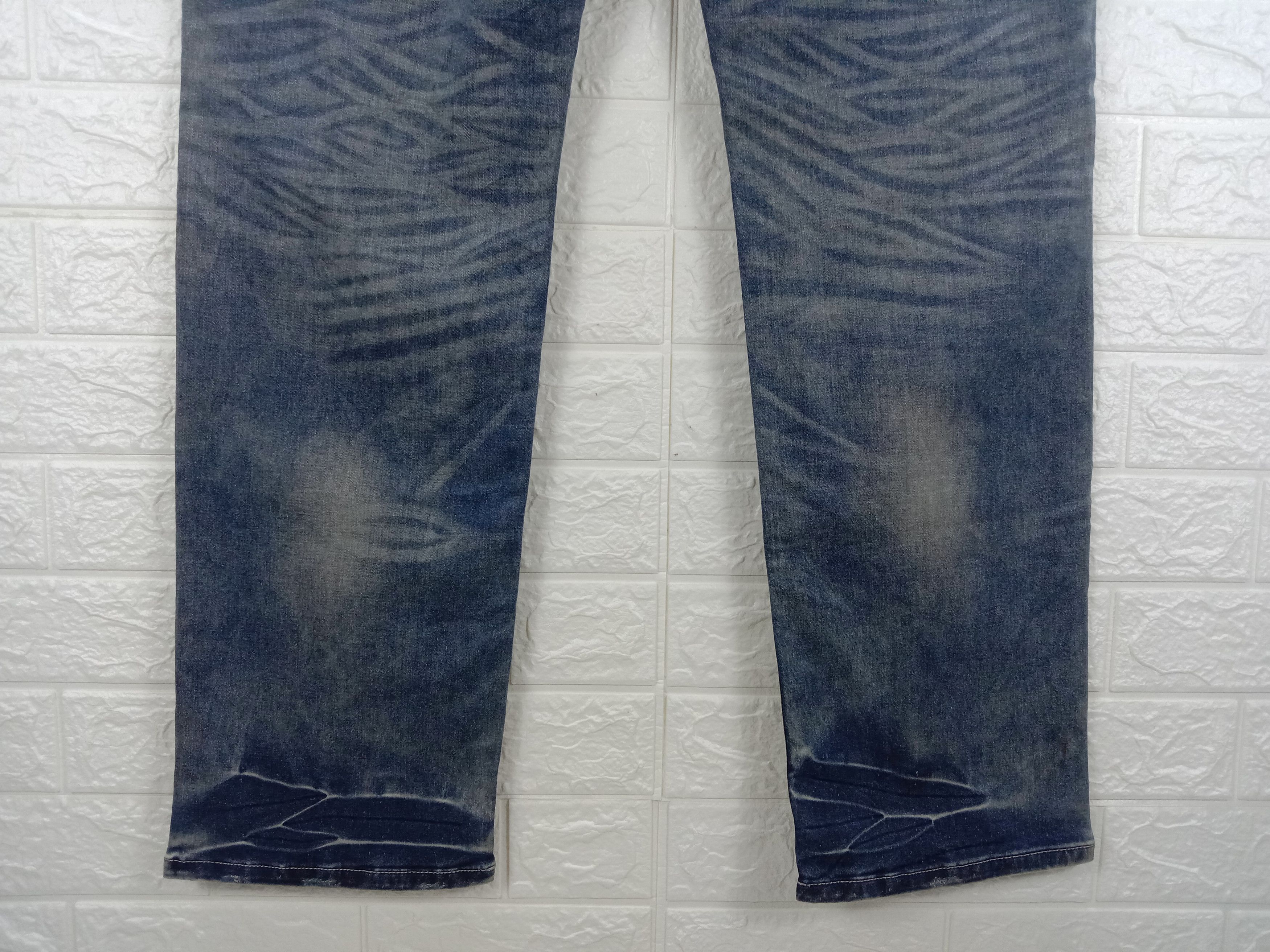 Express Vintage Express Mud Wash Jeans Loose Fit Straight Leg Denim Size US 36 / EU 52 - 8 Thumbnail