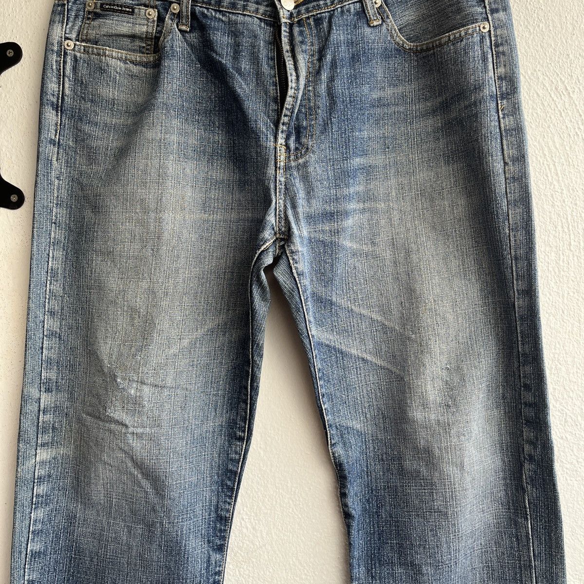 Calvin Klein VINTAGE Y2K CALVIN KLEIN DISTRESSED DENIM FADED JEANS Size US 38 / EU 54 - 7 Thumbnail