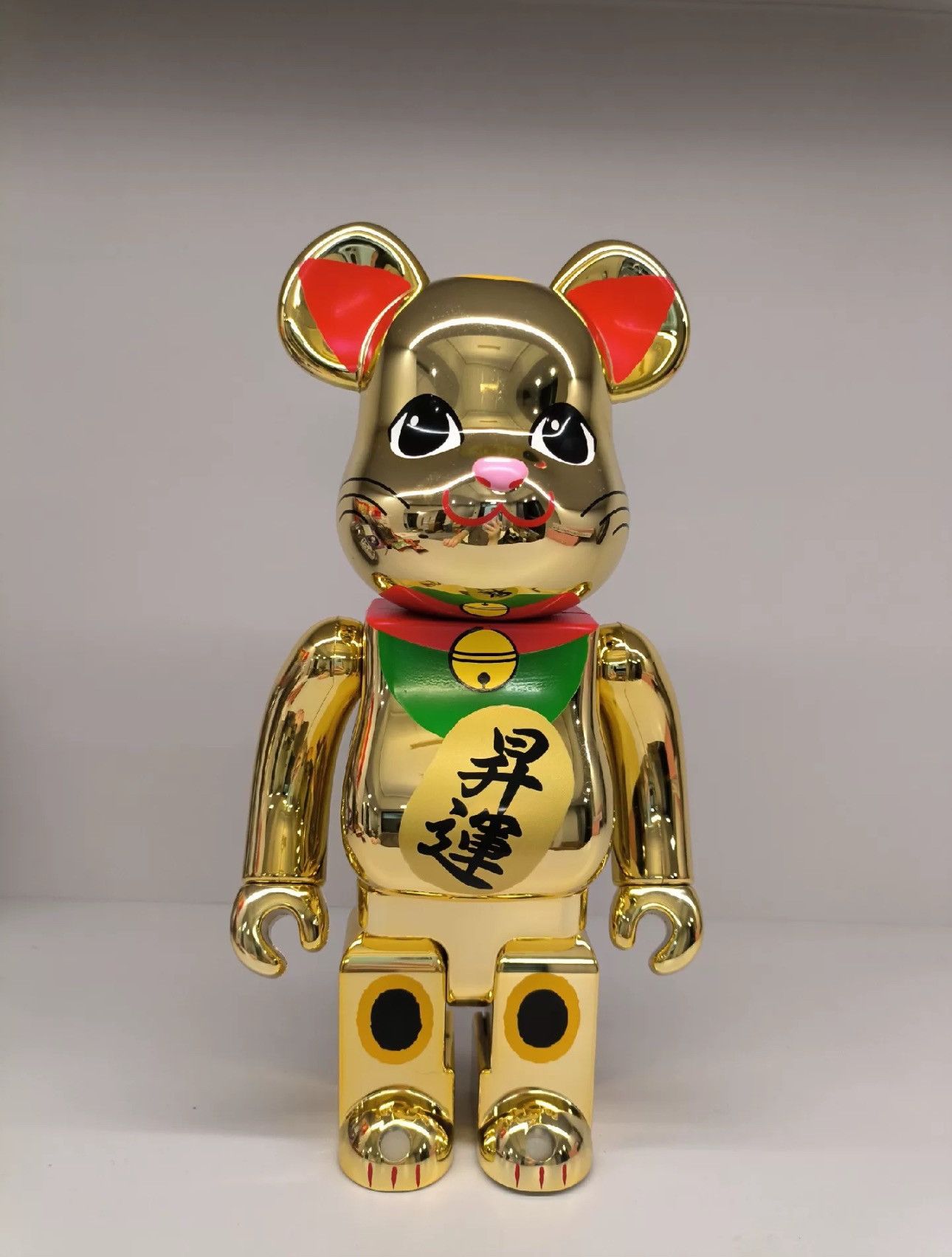 Japanese Brand Bearbrick Lucky Cat Money Luck Gold 400% Size ONE SIZE - 1 Thumbnail