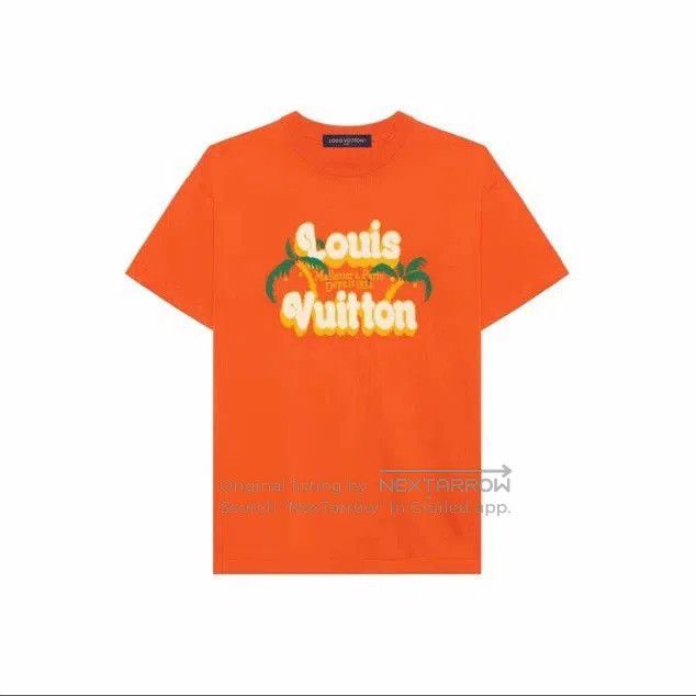 Louis Vuitton Louis Vuitton Orange Coconut Tree Knit Tee. Size US M / EU 48-50 / 2 - 1 Thumbnail