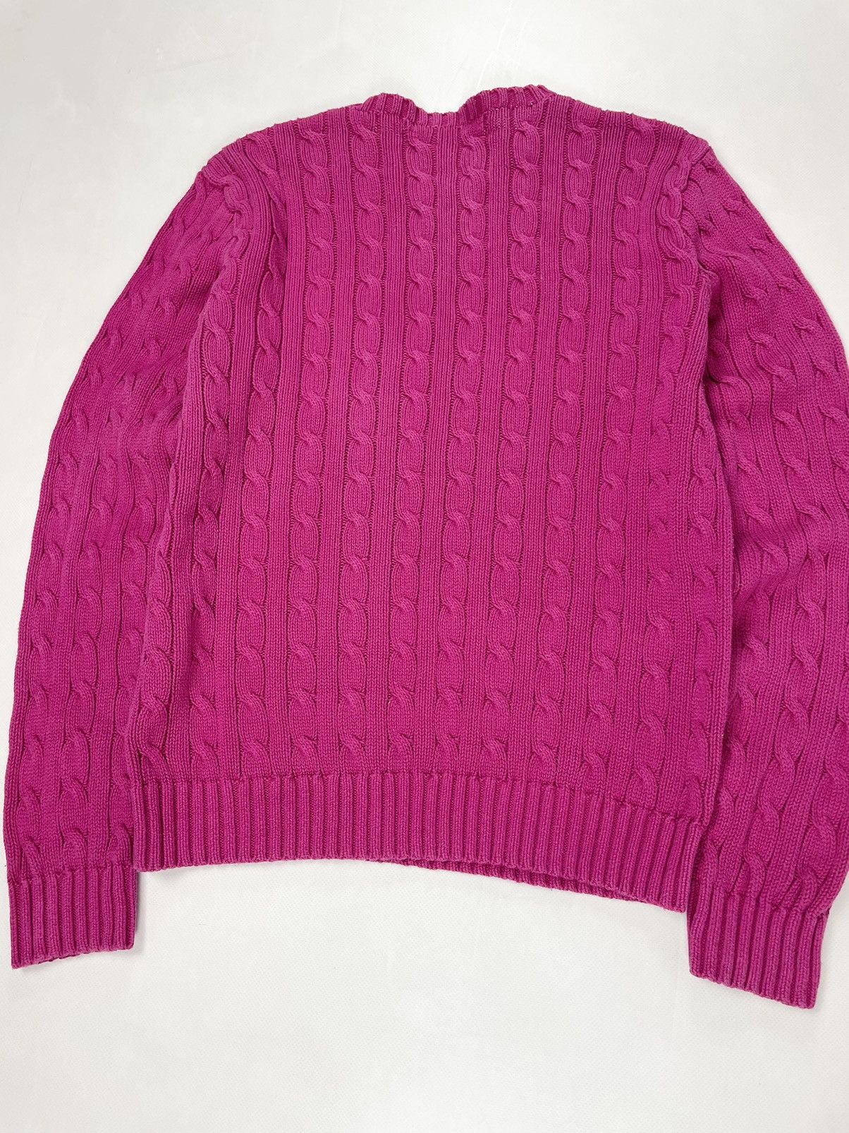 Polo Ralph Lauren Polo by Ralph Lauren ( Size L ) Vintage Pink Knit Sweater Size L / US 10 / IT 46 - 10 Thumbnail
