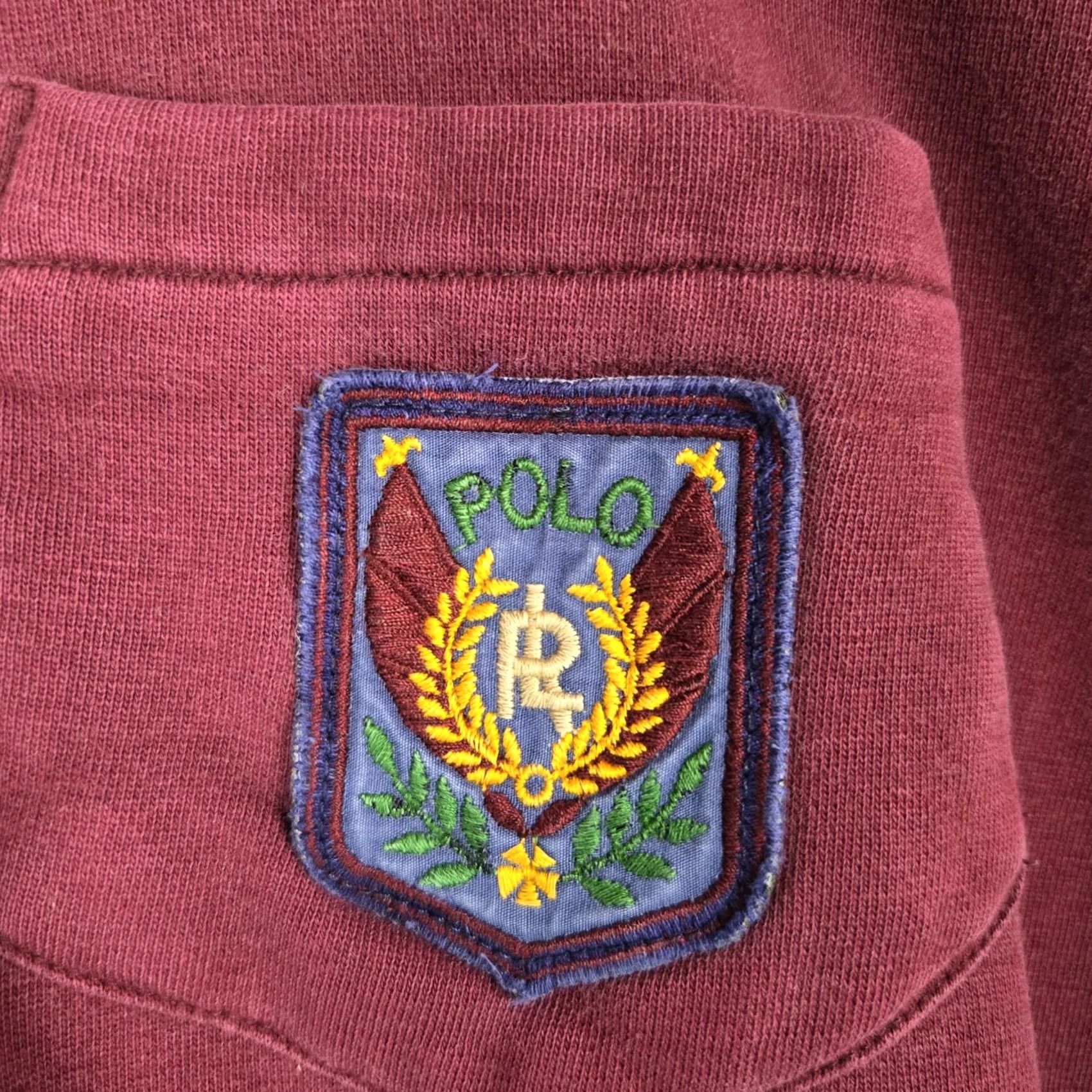 Polo Ralph Lauren VINTAGE Polo Ralph Lauren Mens Collared Sweatshirt Shirt RL Unicrest Oxblood M Red Polo RL Unicrest Rugby Polo Shirt Mens Size US M / EU 48-50 / 2 - 4 Thumbnail