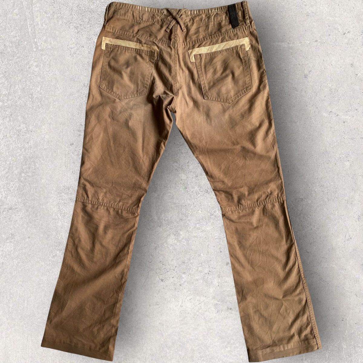 Isamu Katayama Backlash Lizard Patch Bootcut Pants Size US 34 / EU 50 - 2 Thumbnail