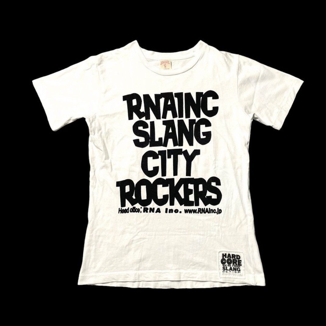 image of Seditionaries x The Anarchy Vintage Rna Inc Slang City Rockers Tshirt in White, Men's (Size Small)