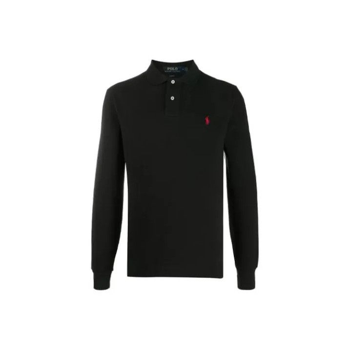 Polo Ralph Lauren Polo Ralph Lauren Men's Logo Embroidered Long-Sleeve Polo Size US S / EU 44-46 / 1 - 1 Thumbnail