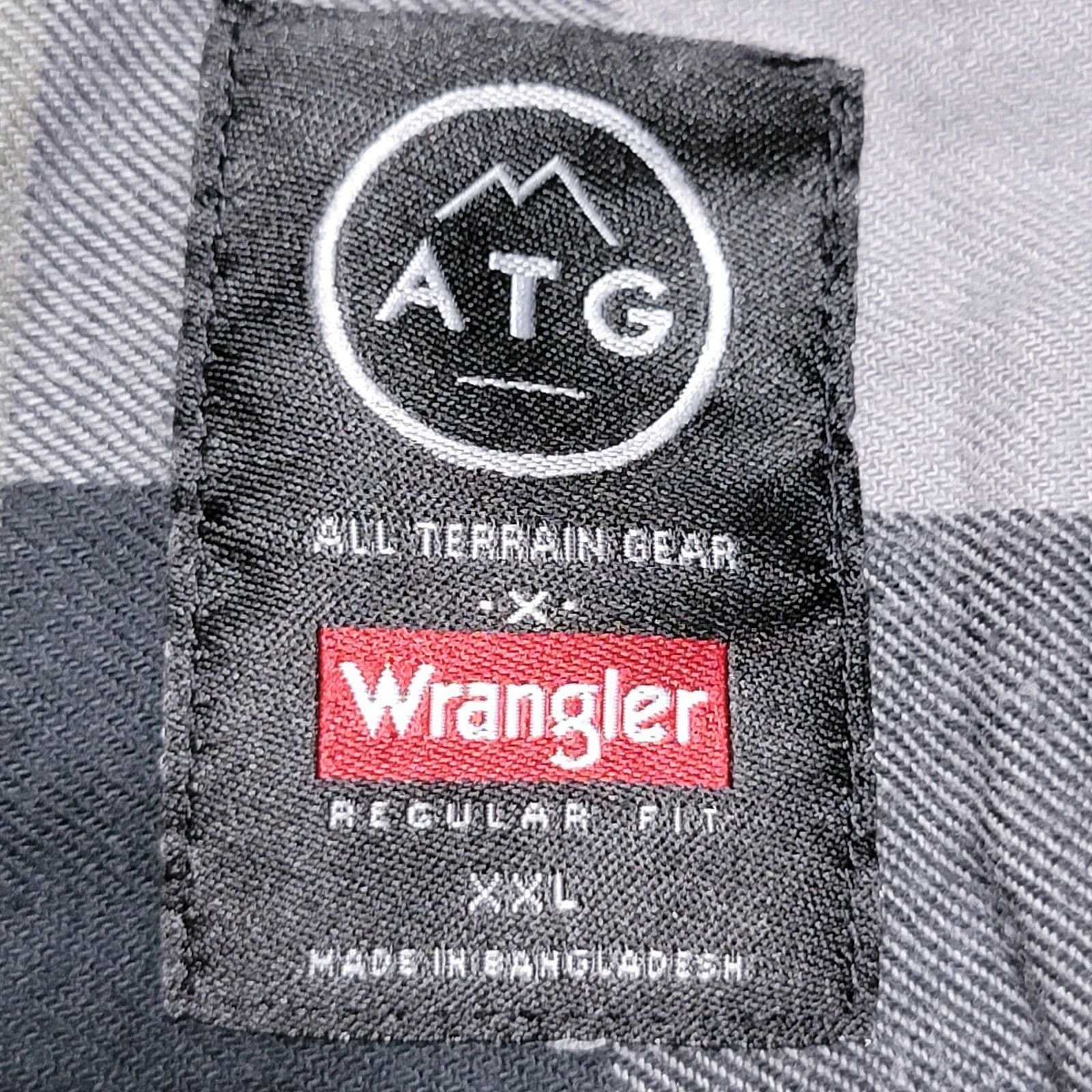 Wrangler ATG X Wrangler LS Plaid Shirt w/ Chest Pocket - Size XXL Size US XXL / EU 58 / 5 - 4 Thumbnail