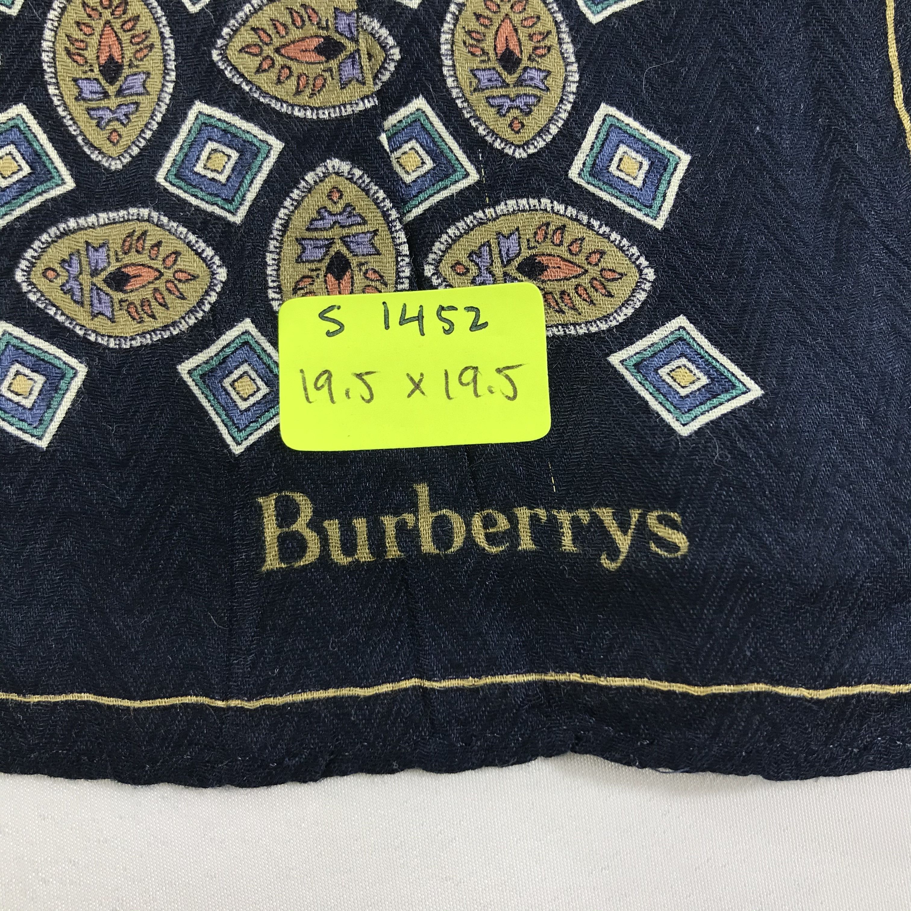 Burberry × Vintage Burberry Bandana / Handkerchief / Neckerchief - S1452 Size ONE SIZE - 5 Thumbnail