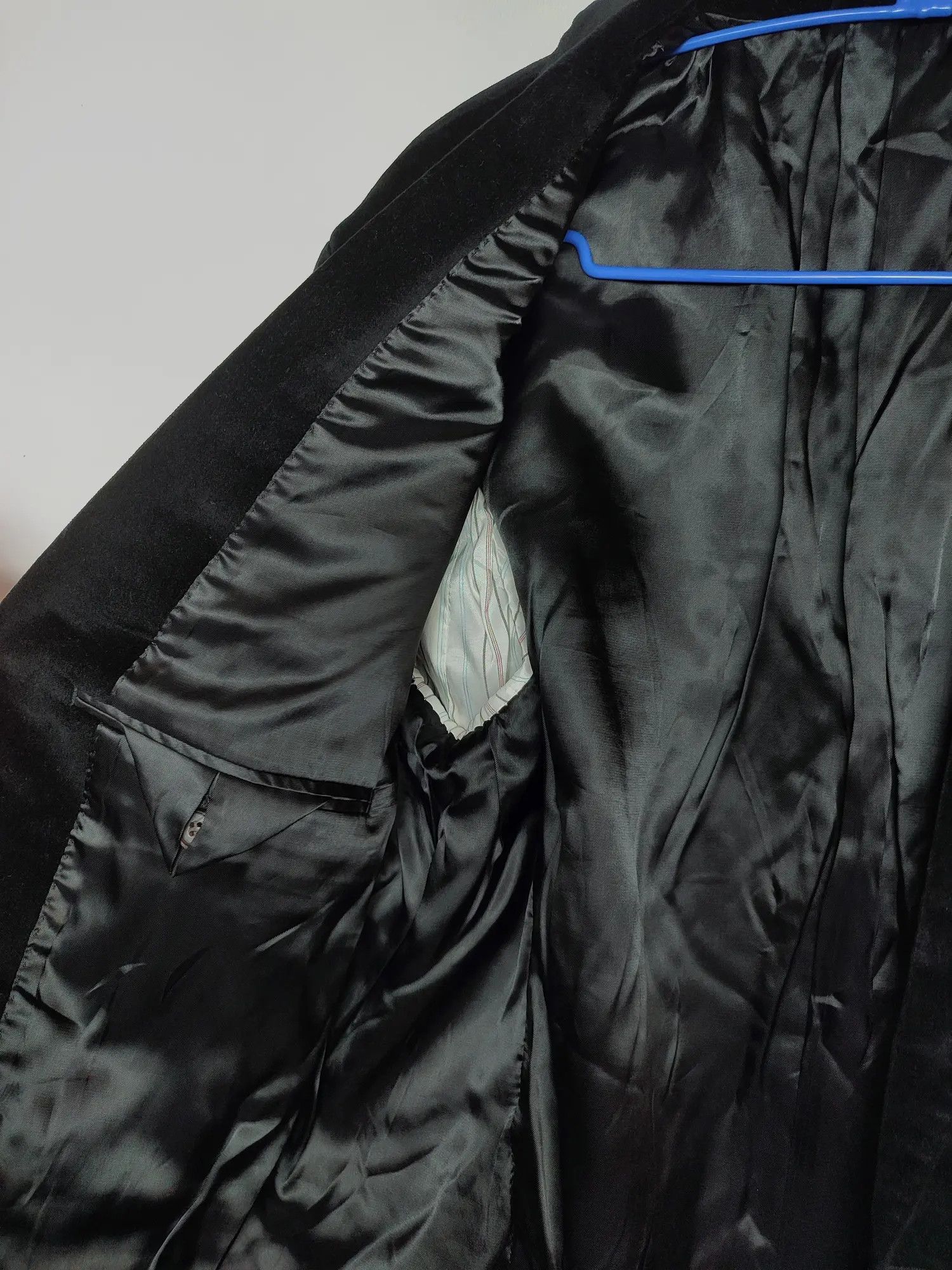 Lauren Ralph Lauren × Polo Ralph Lauren × Ralph Lauren Black Label LRL Ralph Lauren Velour Black Blazer Size 48R - 14 Thumbnail