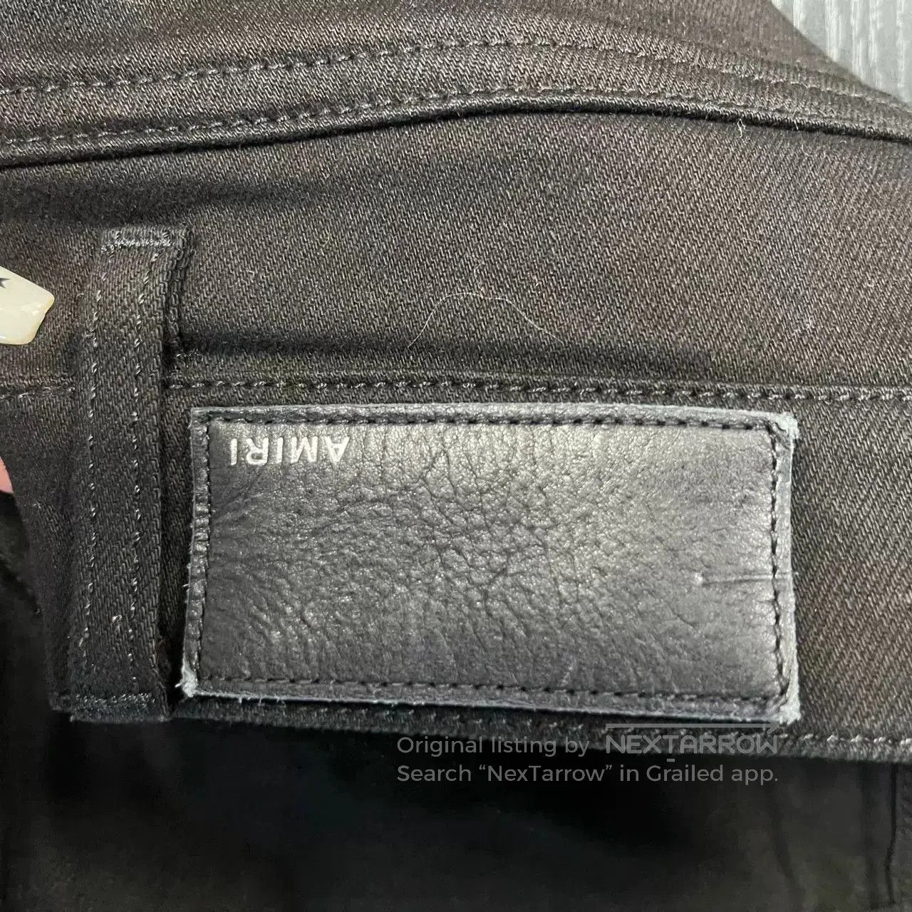 Amiri Amiri Black Distressed Patch Jeans. Size US 32 / EU 48 - 4 Thumbnail
