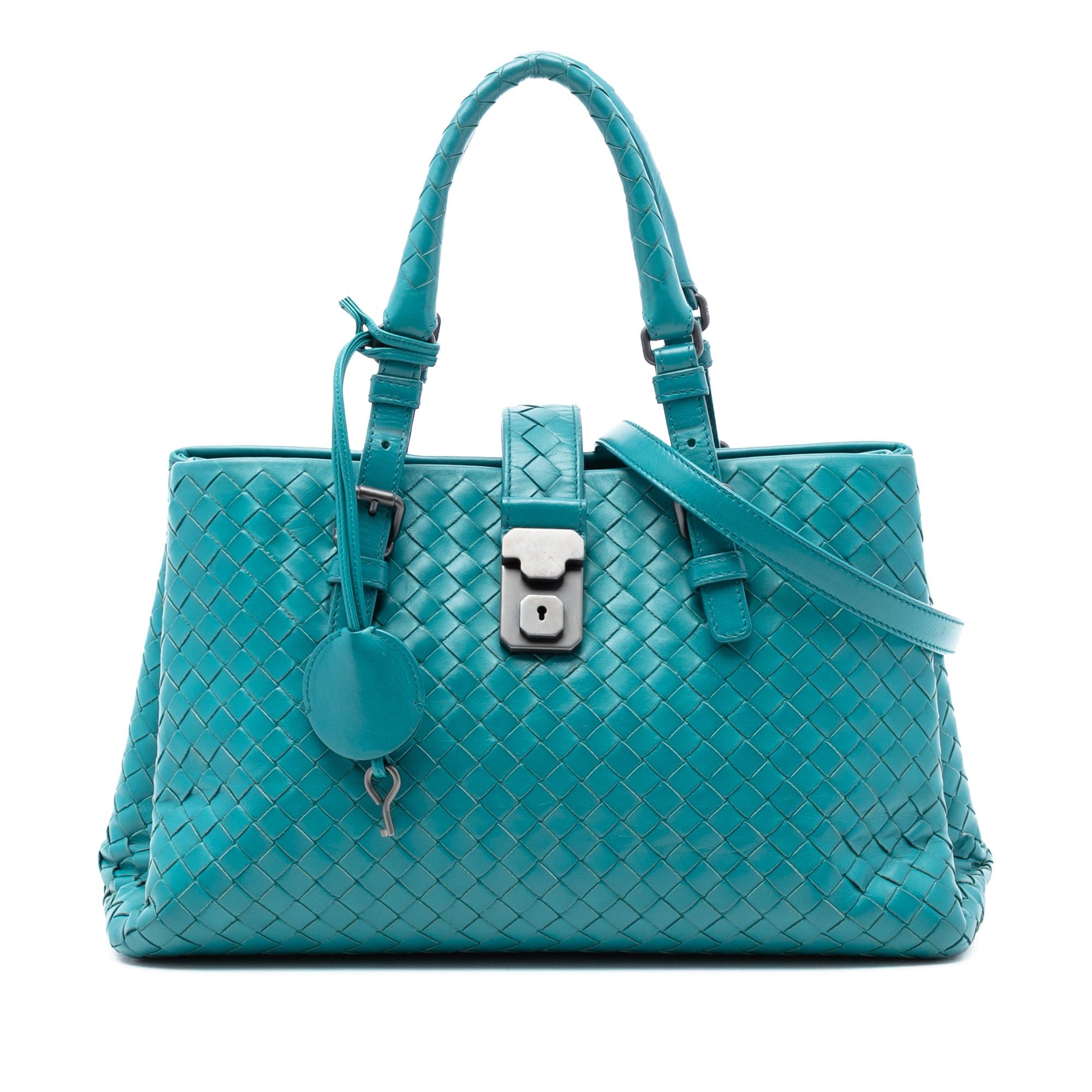 Bottega Veneta Small Nappa Intrecciato Roma Satchel Size ONE SIZE - 1 Thumbnail