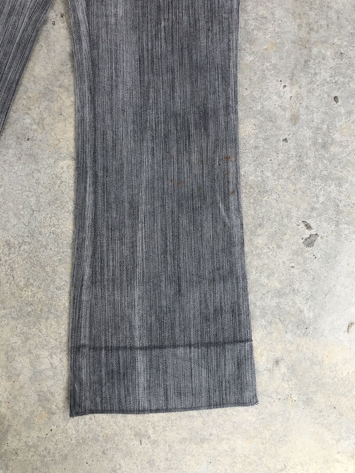 If Six Was Nine Japaneses Takaiq Flared Pants Distressed Jeans Size US 30 / EU 46 - 7 Thumbnail