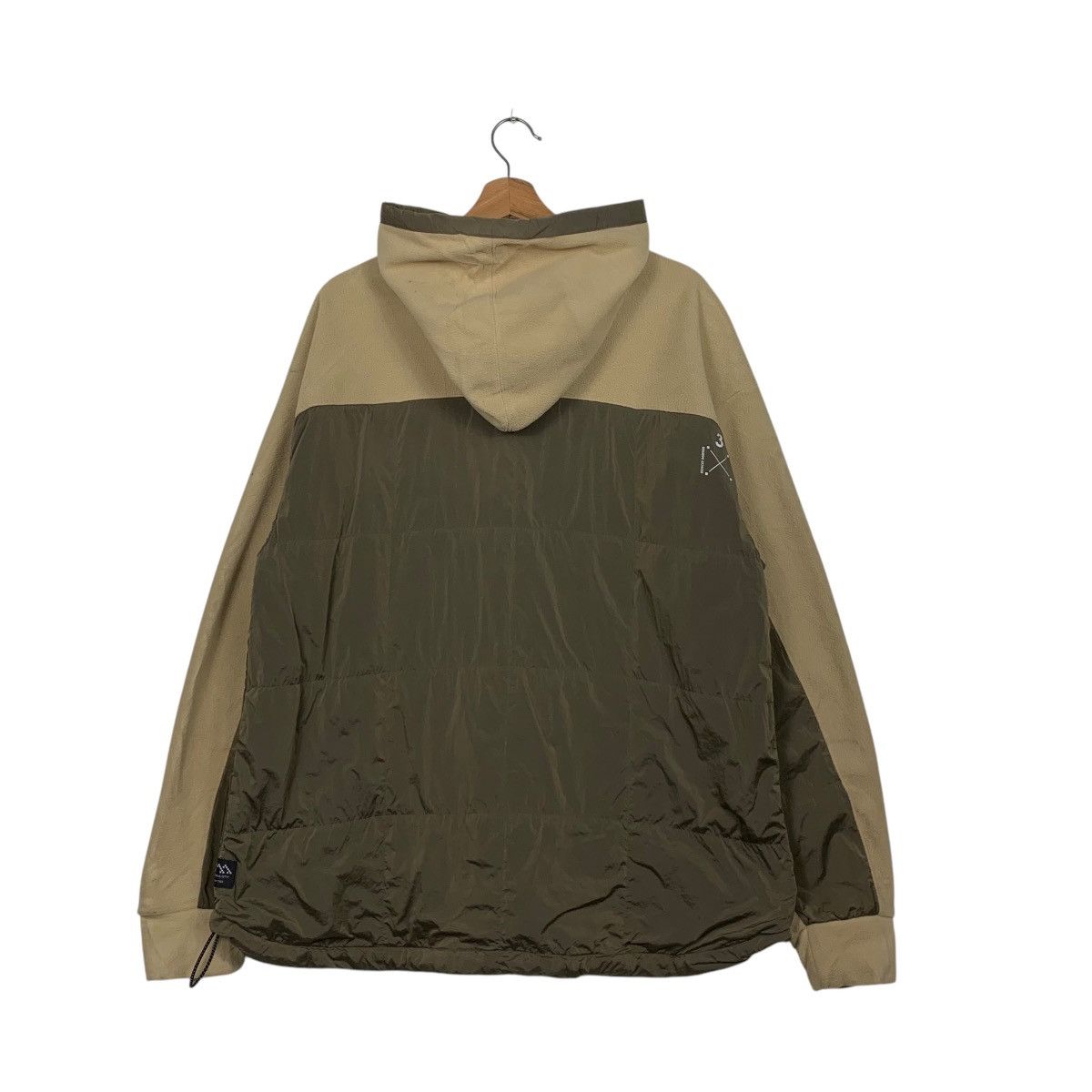 Adidas ADIDAS Small Logo Hybrid Fleece Pullover Hoodies #1616-C72 Size US L / EU 52-54 / 3 - 9 Thumbnail