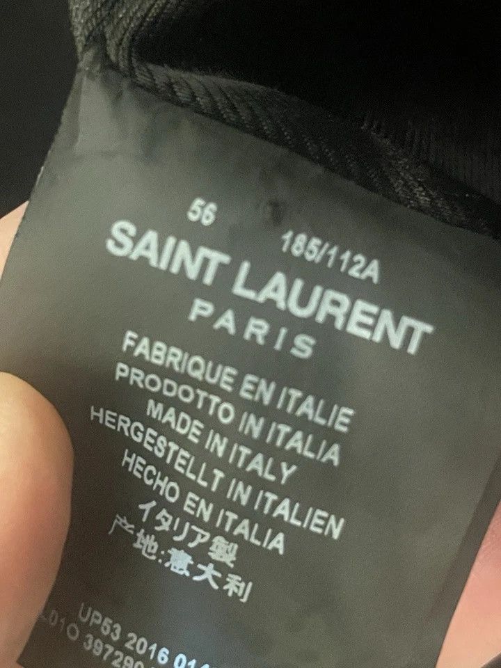 Saint Laurent Paris Saint Laurent Biker jacket 56 Size US XL / EU 56 / 4 - 8 Thumbnail