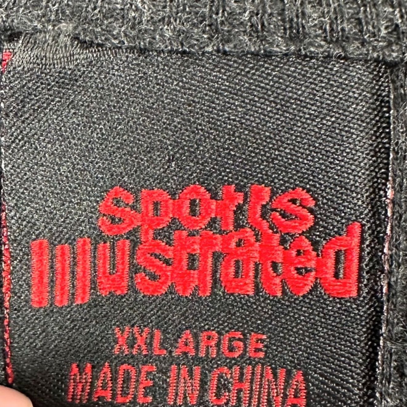 Vintage Sports Illustrated Sweatshirt Pullover Mens 2XL Black Waffle Knit Thermal Crew Size US XXL / EU 58 / 5 - 5 Thumbnail