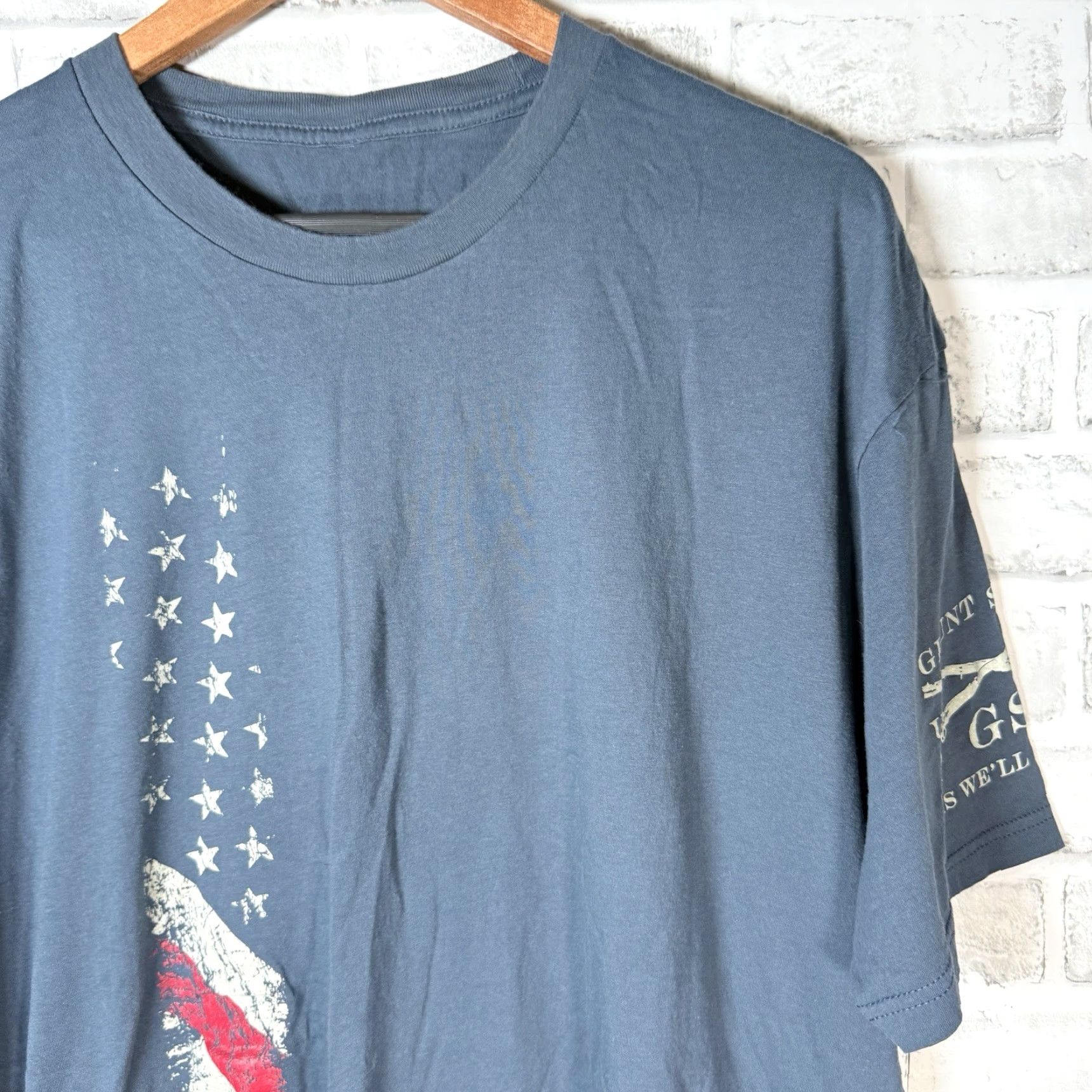 Vintage VINTAGE Grunt Style American Graphic Tee Adult XXL Cotton Blue Mens Size US XXL / EU 58 / 5 - 2 Thumbnail