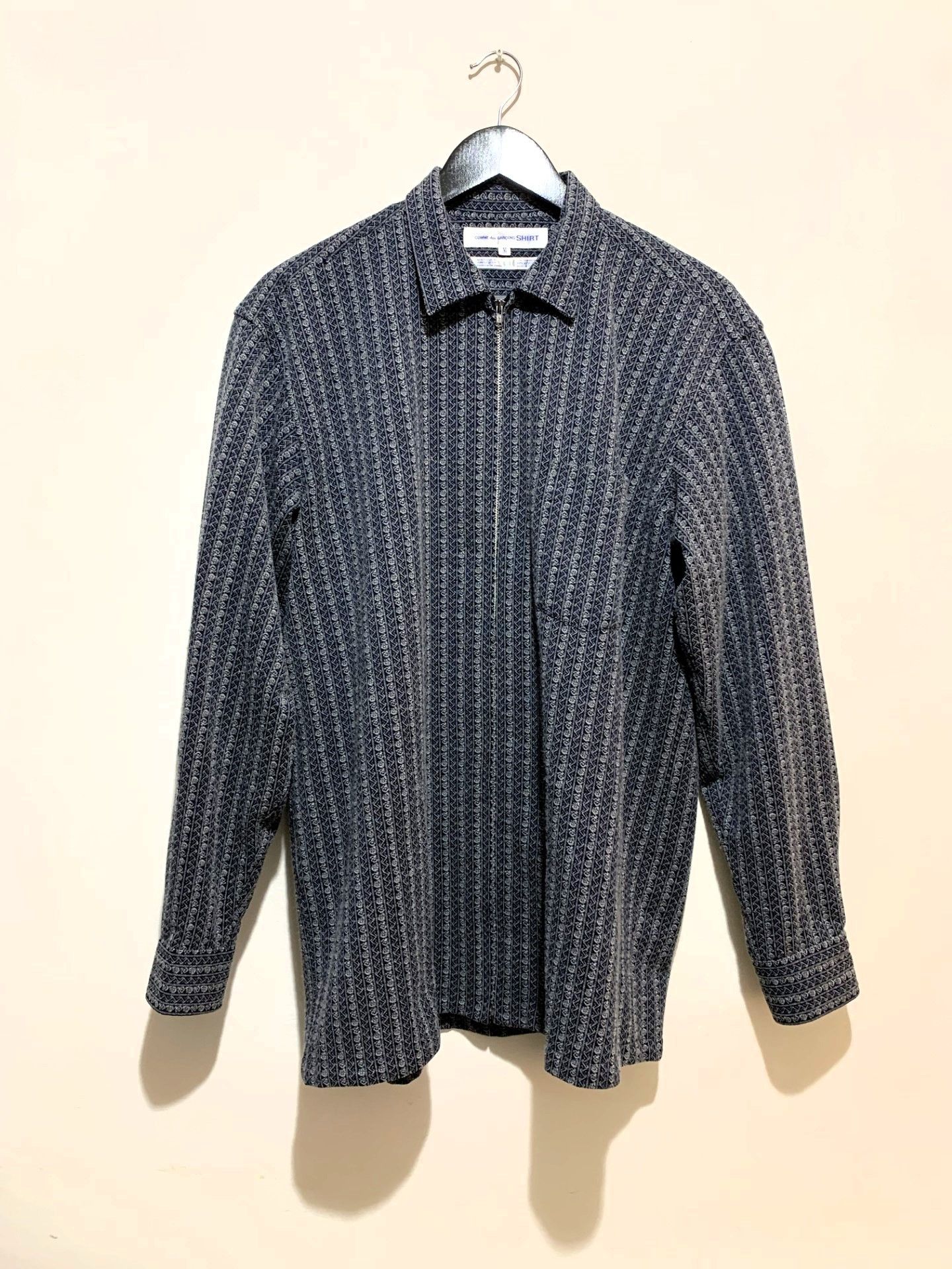 Comme des Garcons Zip Pattern Pocket Shirt Size US M / EU 48-50 / 2 - 1 Thumbnail