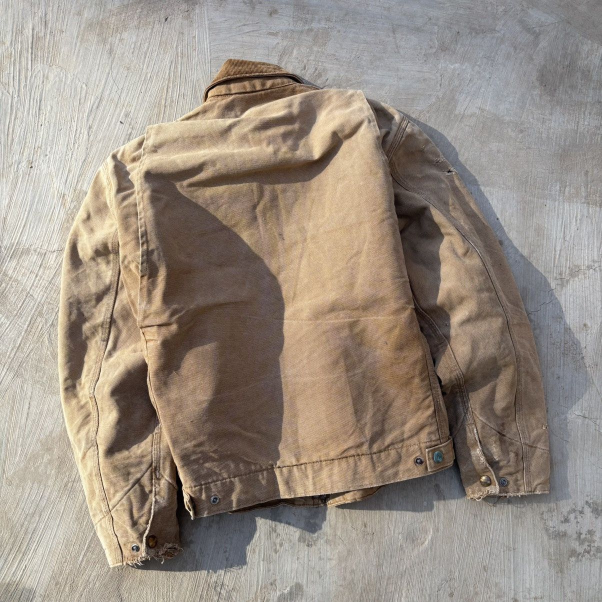 Carhartt Rare💥Vintage 90s Carhartt Detroit Jacket BRN Size US S / EU 44-46 / 1 - 9 Thumbnail