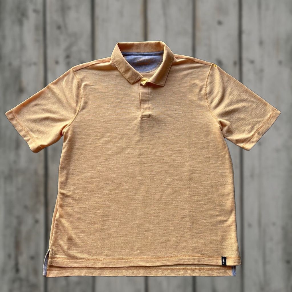 Orvis Orvis Polo Shirt Mens Large Orange Short Sleeve Collared Button Stretch Breathable Outdoor Fish Golf Walking Casual Travel Size US L / EU 52-54 / 3 - 1 Thumbnail