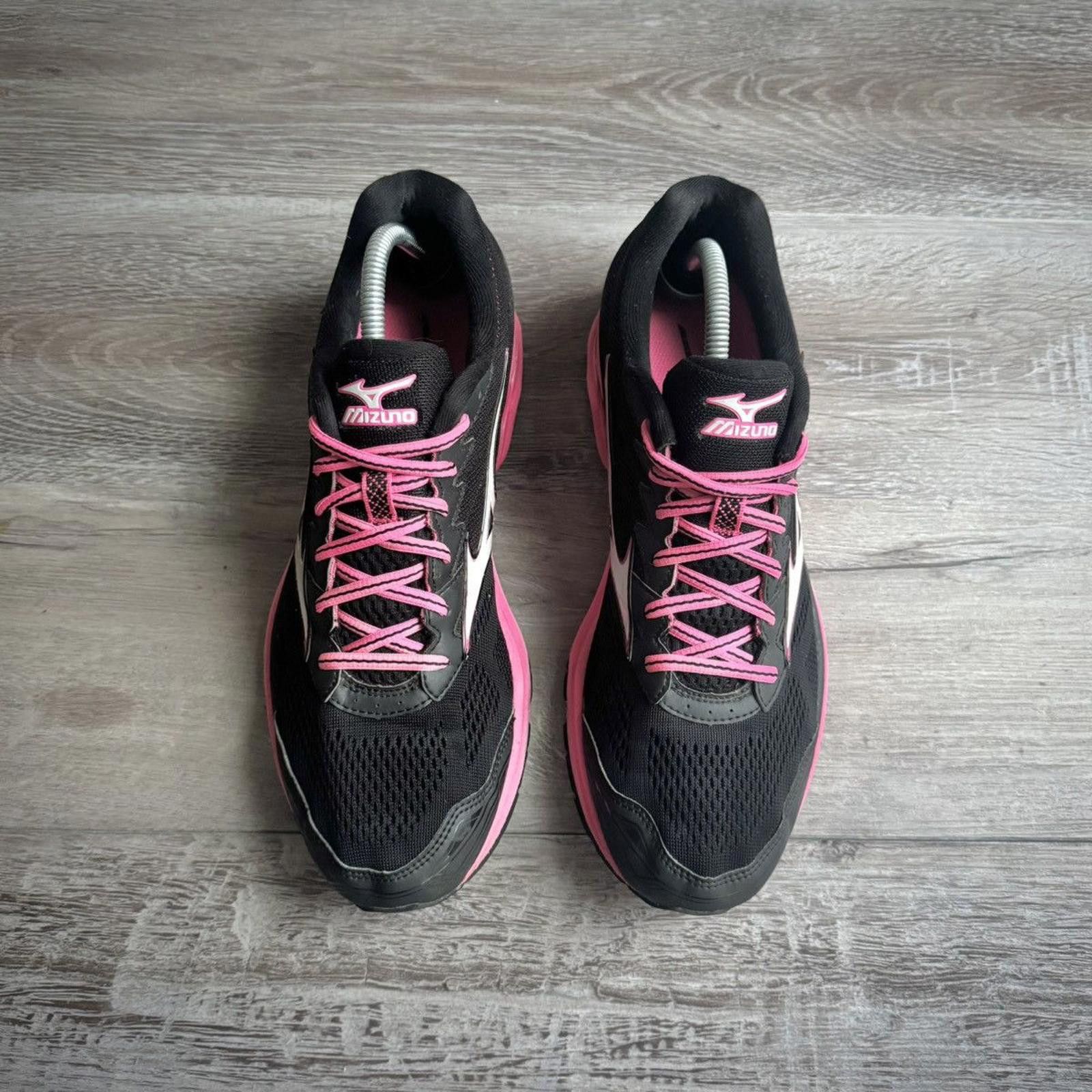 Mizuno MIZUNO • Wave Rider 20 "Black/Pink" (9.5M) Size US 9.5 / EU 42-43 - 4 Thumbnail