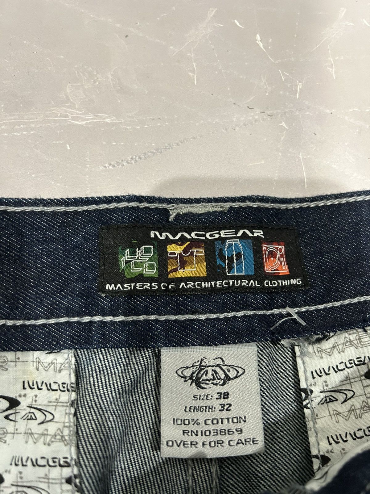 Hysteric Glamour Vintage Rare Macgear Rap Baggy Cargo Denim jeans Size US 38 / EU 54 - 7 Thumbnail