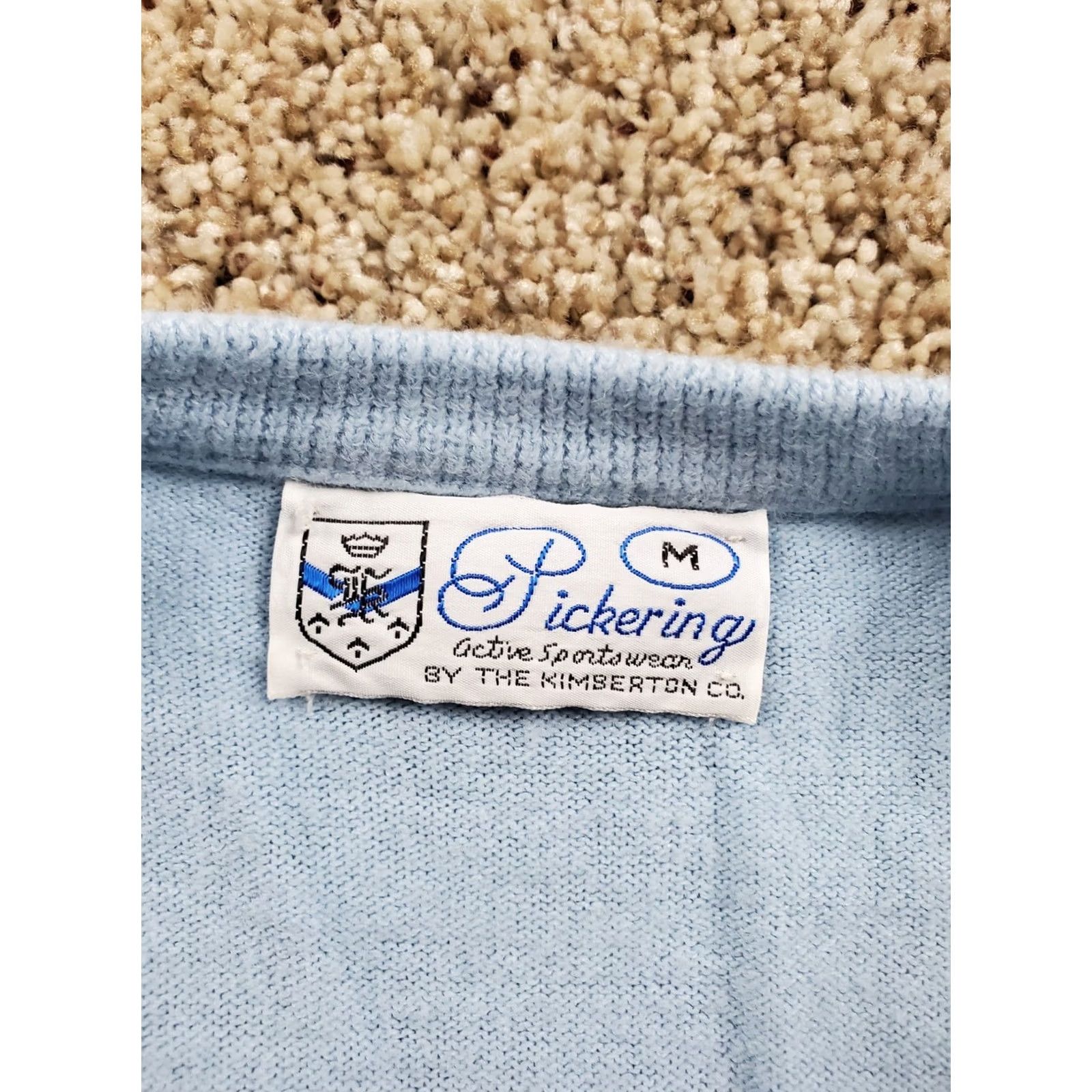 Vintage VINTAGE Pickering 80s Cardigan Sweater Long Sleeve Blue M Mens V-Neck Knit Button Pullover Regular fits Classic Casual Size M / US 6-8 / IT 42-44 - 5 Thumbnail