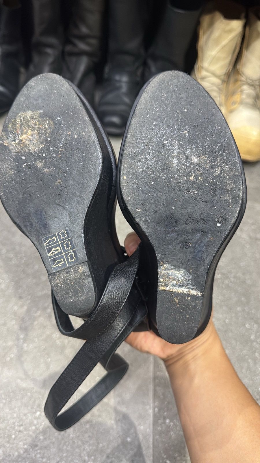 Ann Demeulemeester Ann Demeulemeester Platform Ankle Strap Sandals Size US 5 / IT 35 - 11 Thumbnail