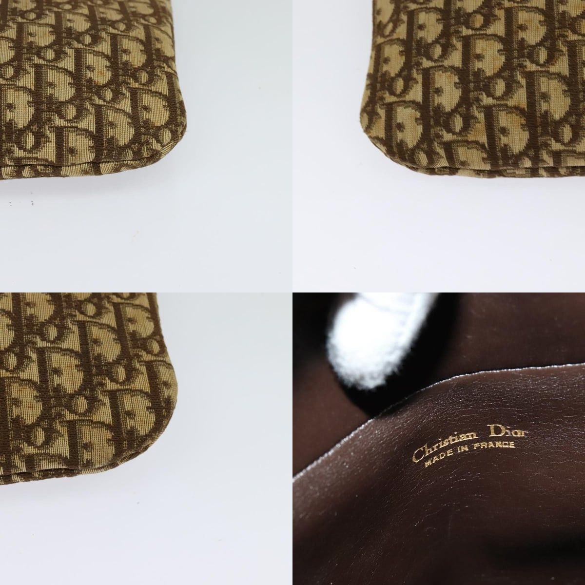 Dior DIOR Trotter Canvas Shoulder Bag Brown Size ONE SIZE - 11 Thumbnail