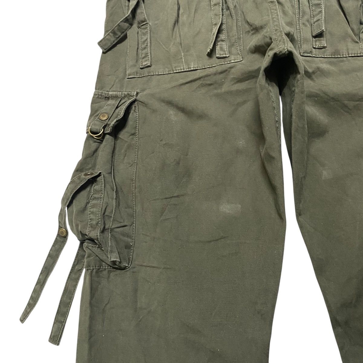 Japanese Brand DOUBLE EDGE Military Riders Cargo Pants Size US 30 / EU 46 - 14 Thumbnail