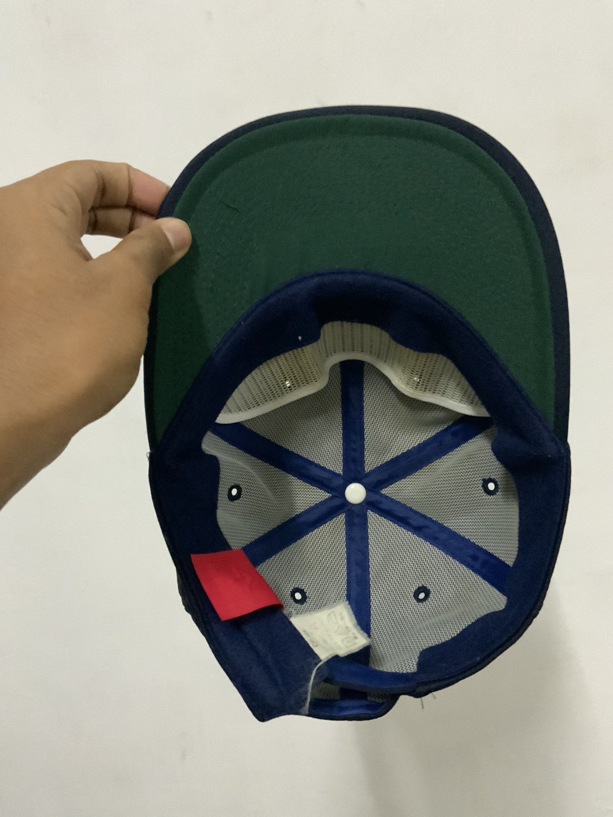 Japanese Brand Reward Indigo Brand Big Logo Hat Size ONE SIZE - 7 Thumbnail