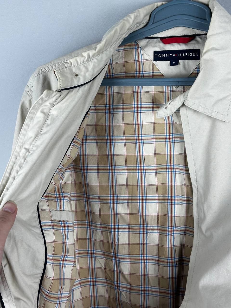 Tommy Hilfiger Vintage Tommy Hilfiger Beige Cotton Trucker Jacket Size US M / EU 48-50 / 2 - 14 Thumbnail