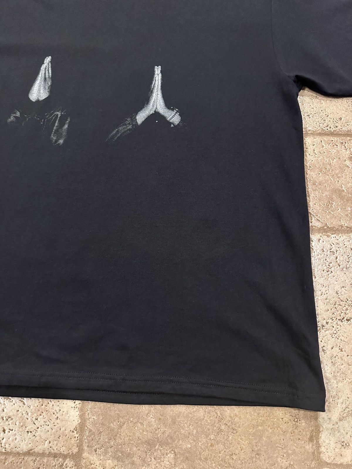 Rap Tees Clipse Prayer Hands “Let God Sort Em Out” Logo Tour Black T Size US XL / EU 56 / 4 - 4 Thumbnail