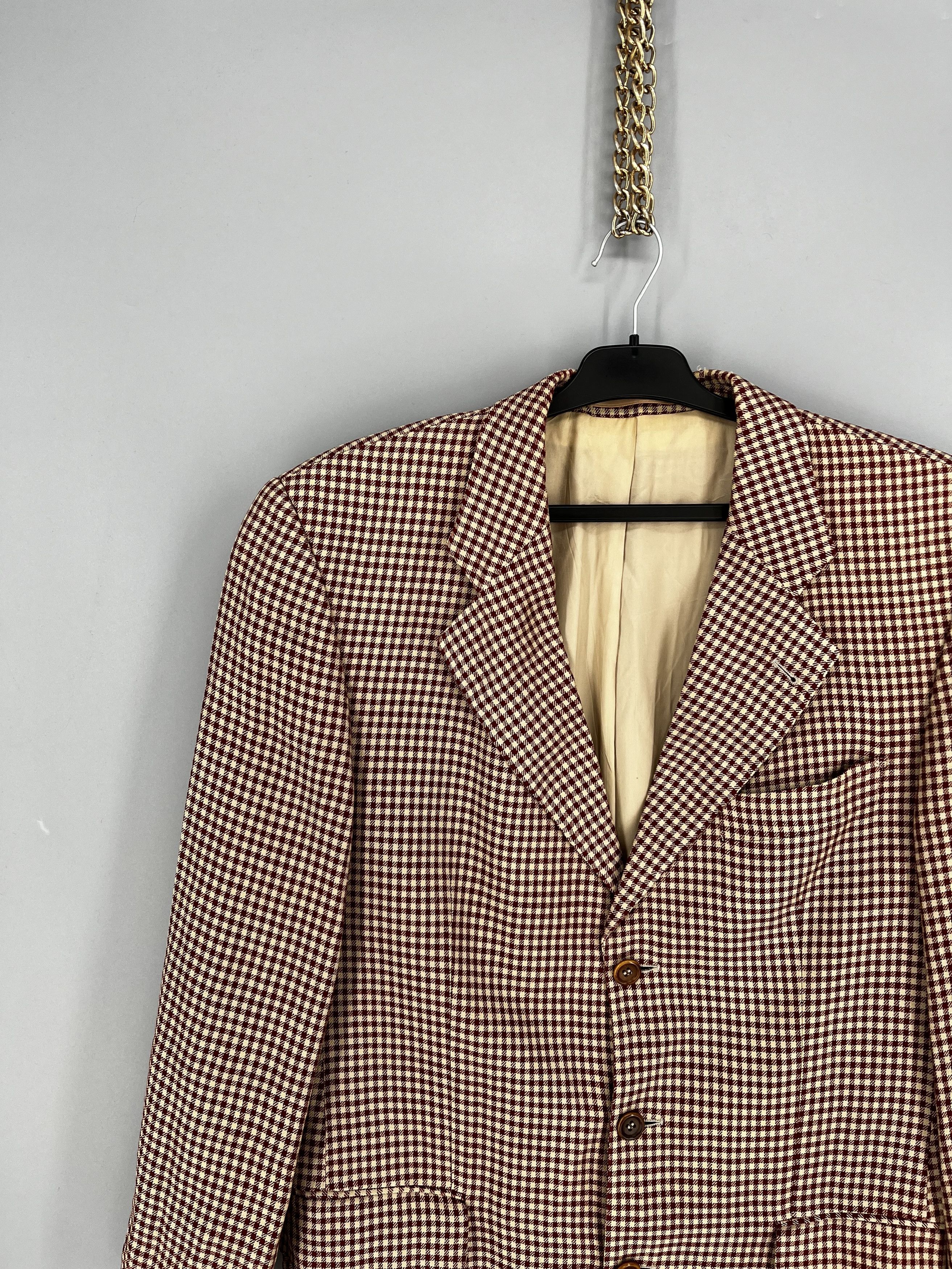 Hugo Boss Hugo Boss Vintage Linen Blazer 48 Solbiati Natural Kalkutta Size 48S - 4 Thumbnail