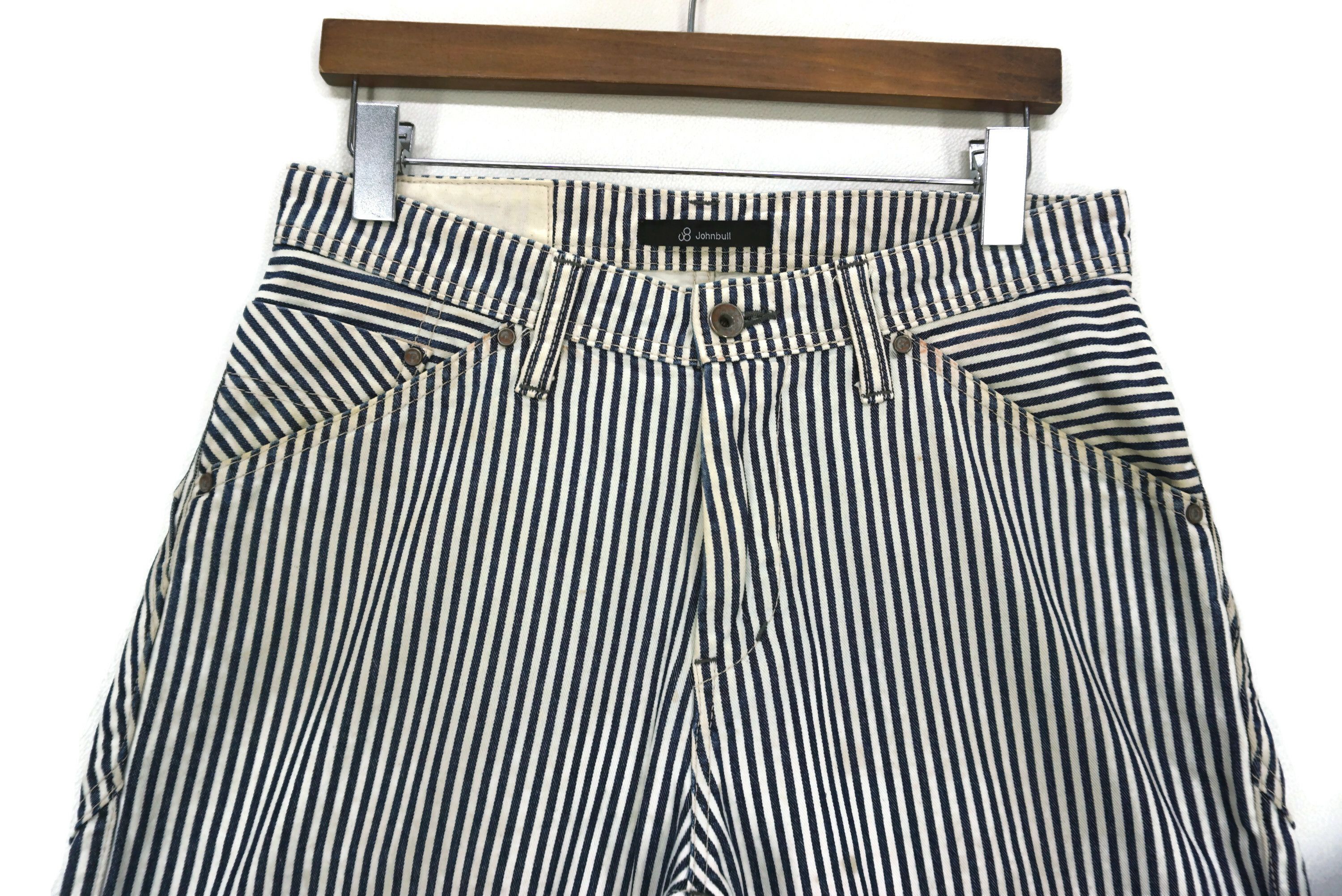 Japanese Brand John Bull Jeans Size W31xL22.5 Hickory Cropped Jorts Japan Size US 30 / EU 46 - 3 Thumbnail