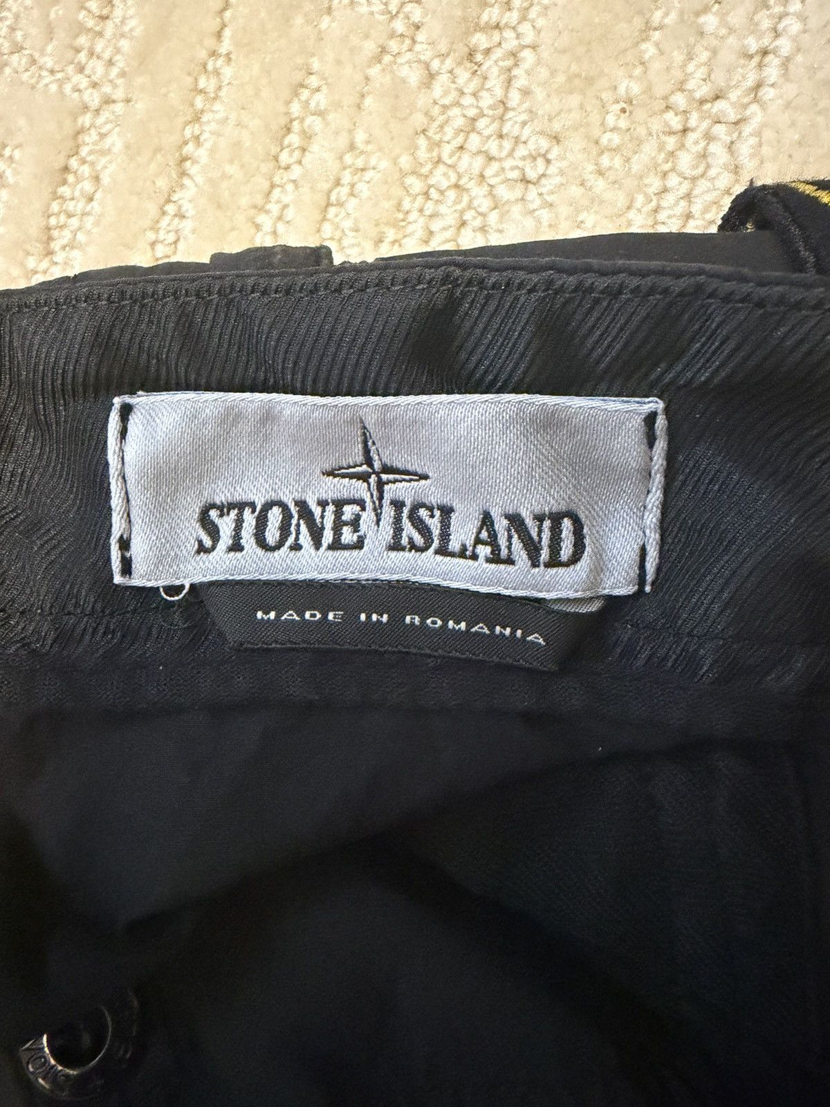 Stone Island Stone Island Black Parachute Cargo Pants Size US 31 - 7 Thumbnail
