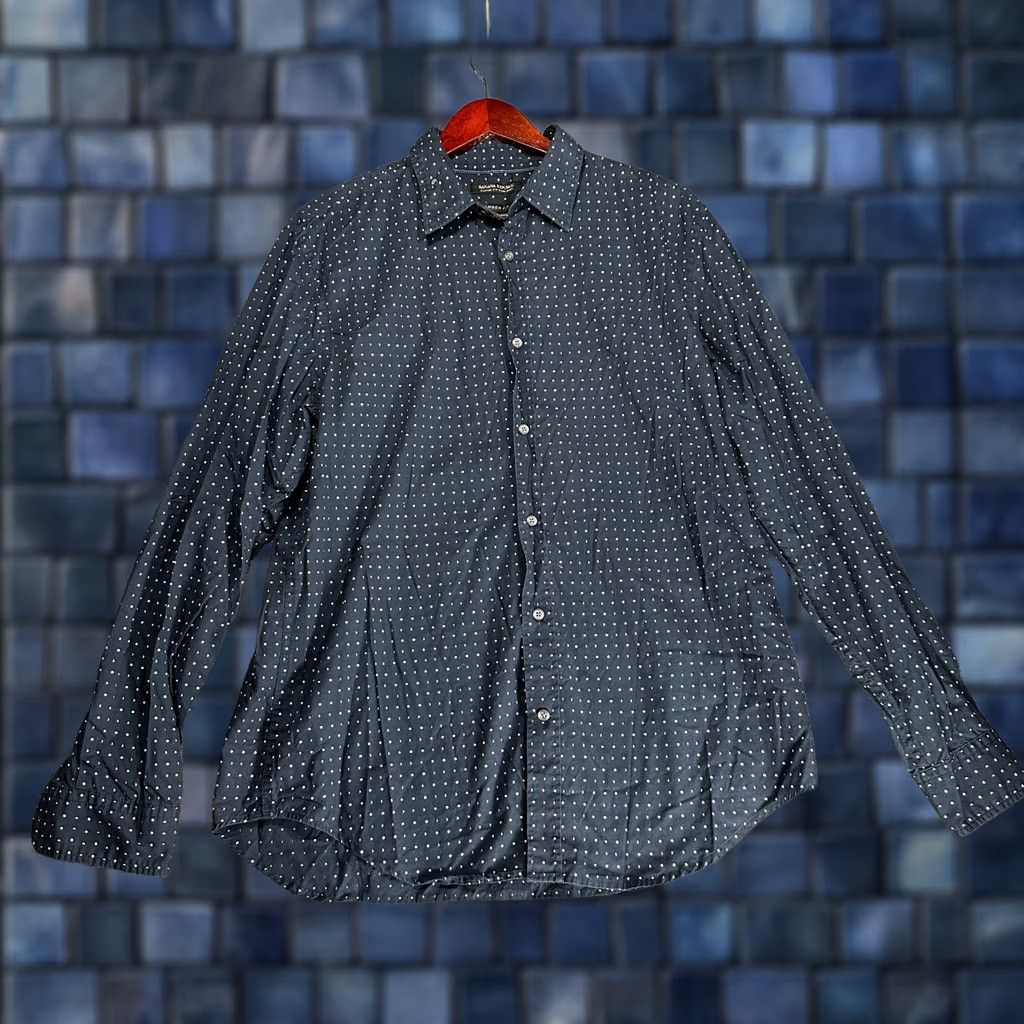 Banana Republic VINTAGE Banana Republic Shirt Mens L Camden Fit Blue Cotton Custom Wash Button Up Size US L / EU 52-54 / 3 - 1 Thumbnail