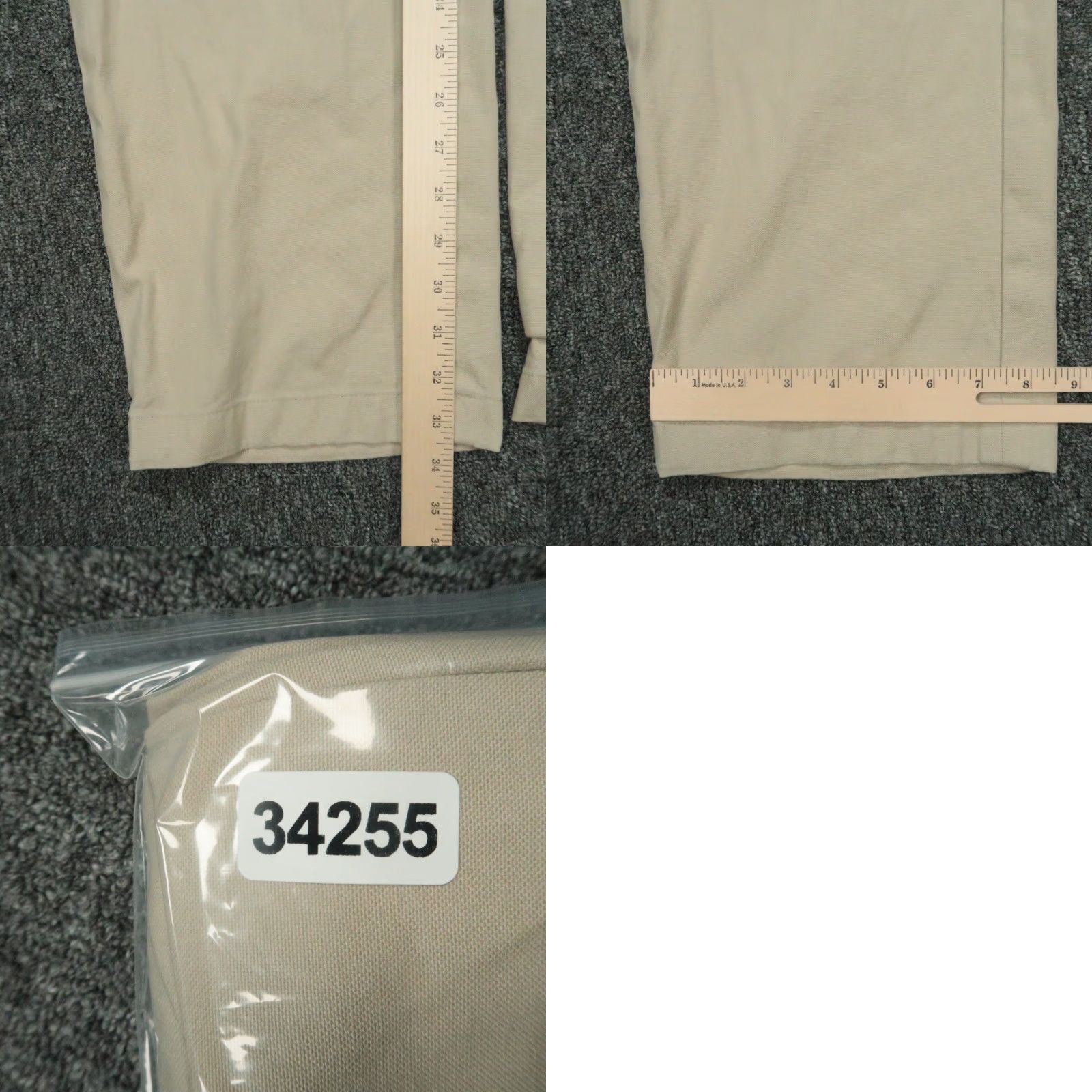 Filson Filson Pants Mens 42x34 River Rock Draftsman Canvas Chino Trouser Pockets Size US 42 / EU 58 - 8 Thumbnail