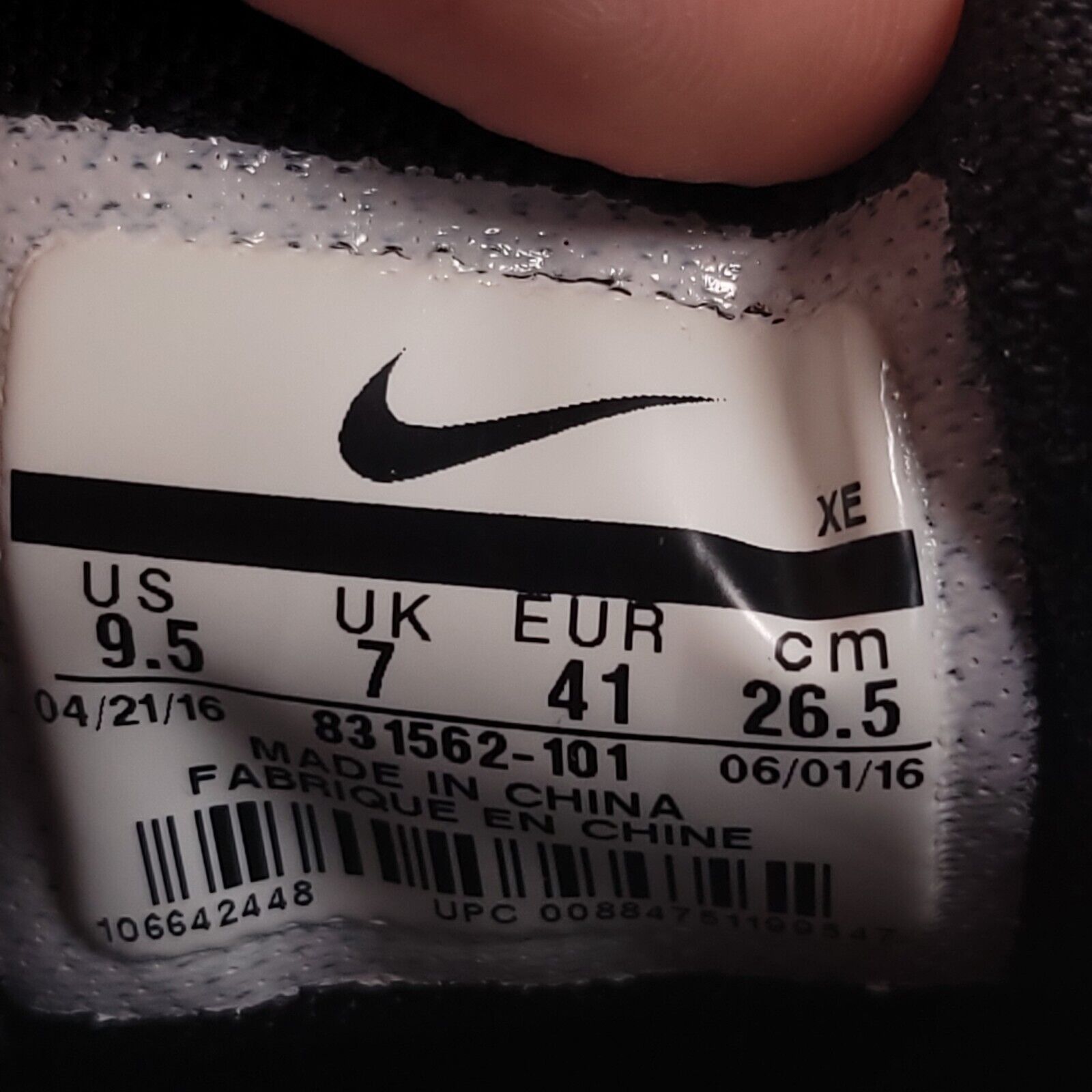 Nike Nike Zoom Winflo 3 Shoe Womens Size 9.5 831562-101 White Size US 9.5 / IT 39.5 - 9 Thumbnail