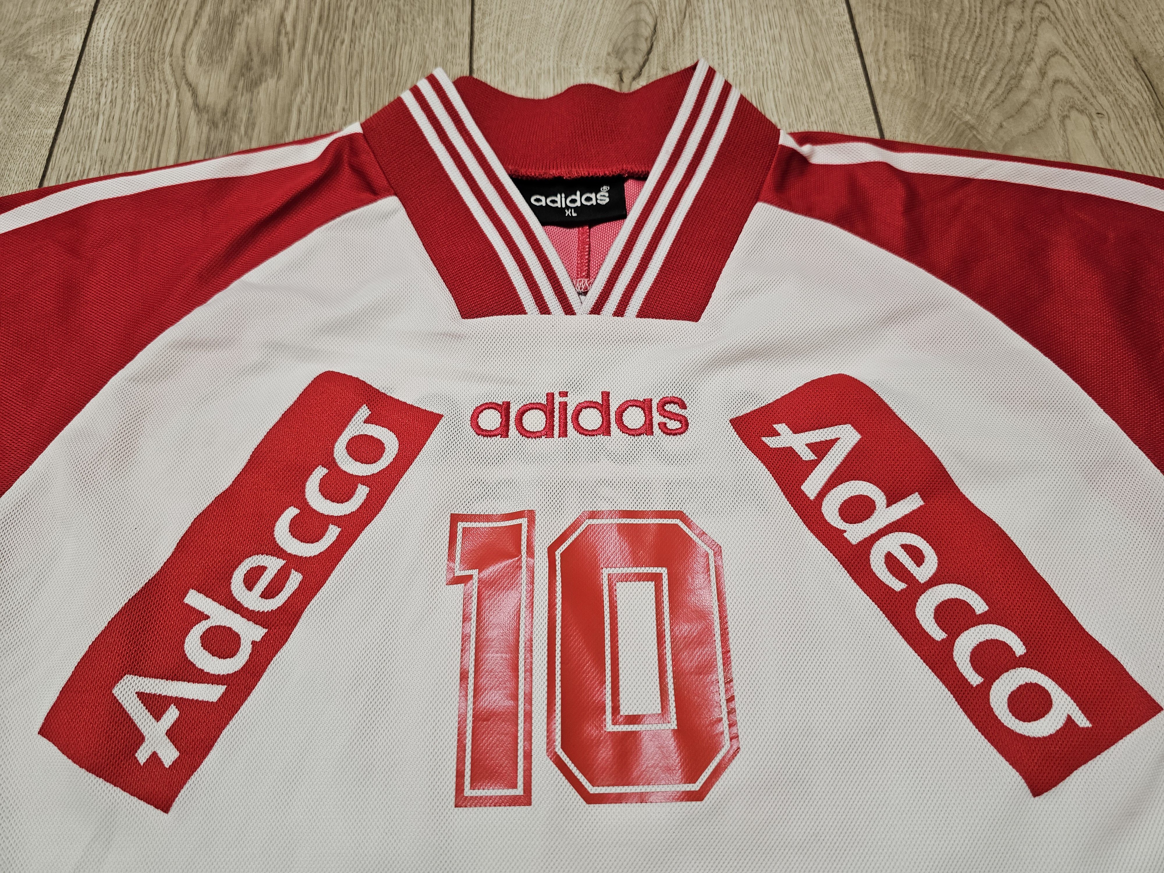 Adidas × Vintage ADIDAS 90s FOOTBALL SHIRT GENEVE SOCCER JERSEY SUISSE Size US XL / EU 56 / 4 - 4 Thumbnail