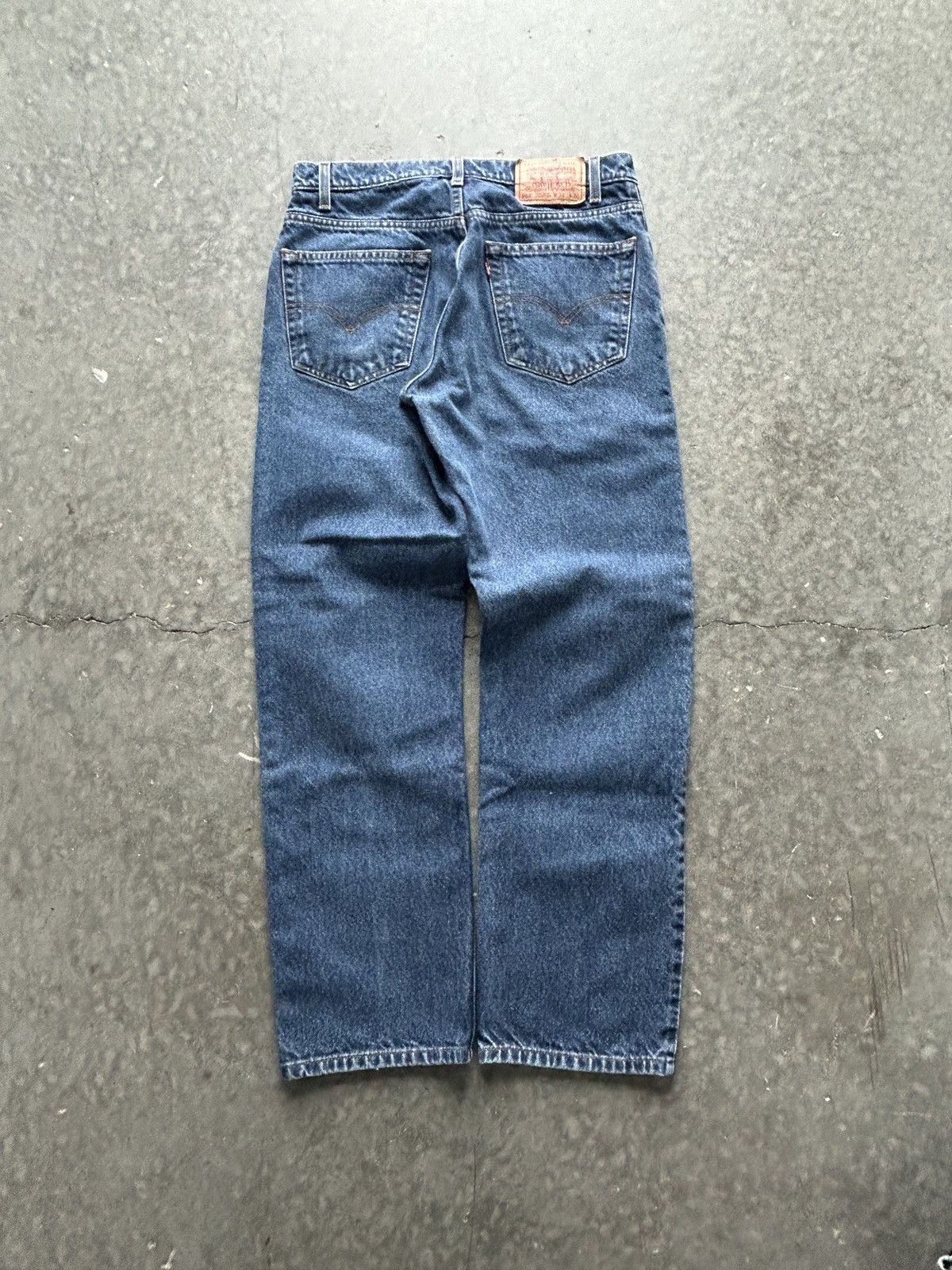 Levi's Vintage 90s Levis 505 Denim Jeans 33x30 Dark Wash Size US 33 - 1 Thumbnail