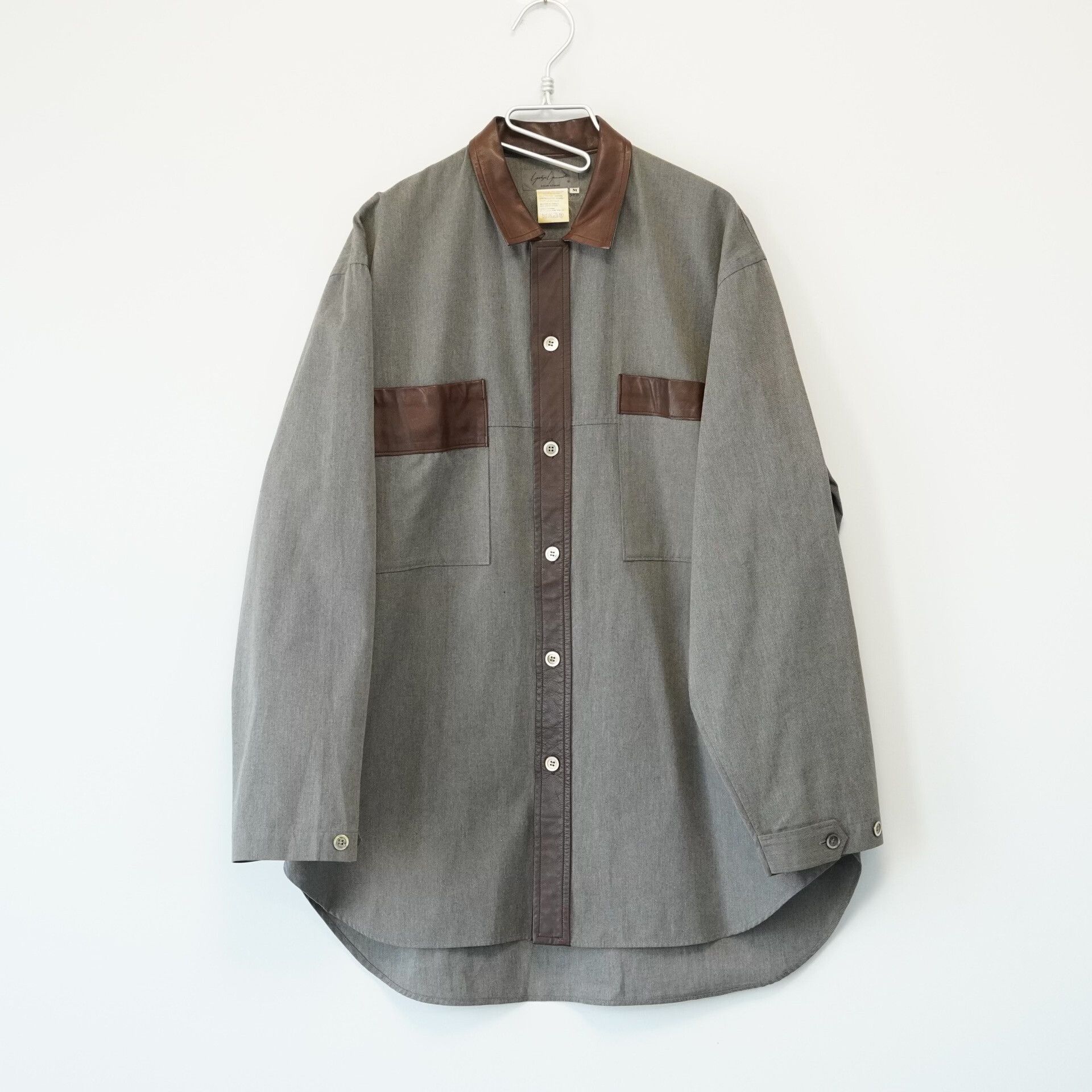 Yohji Yamamoto Yohji Yamamoto 90AW Cotton Shirt Size US M / EU 48-50 / 2 - 1 Thumbnail